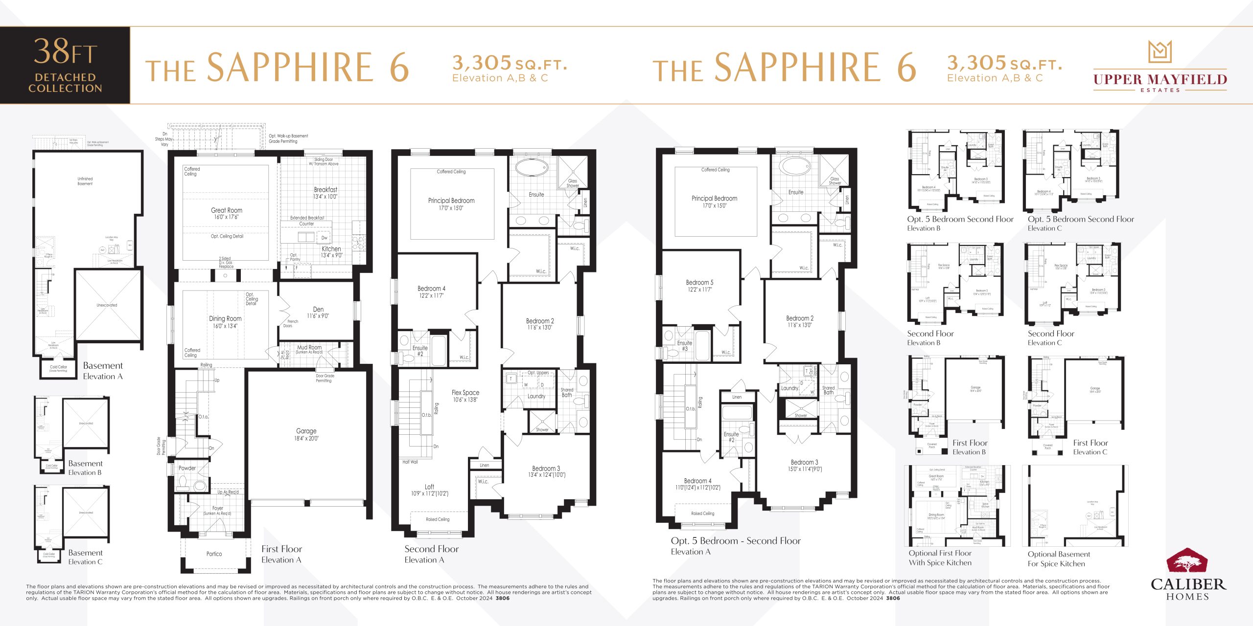 The Sapphire 6 floor plan