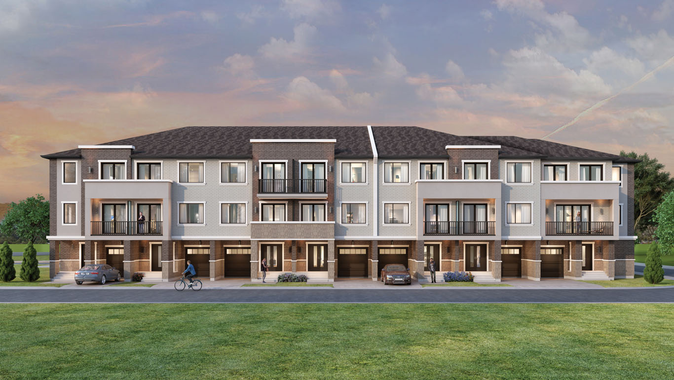 Hillsview Towns in Brampton — rendering 3
