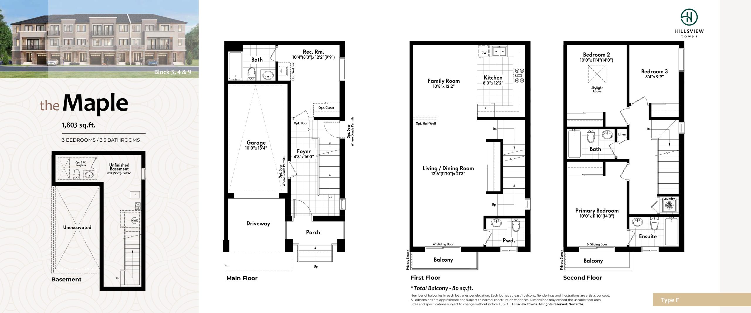 The Maple floor plan
