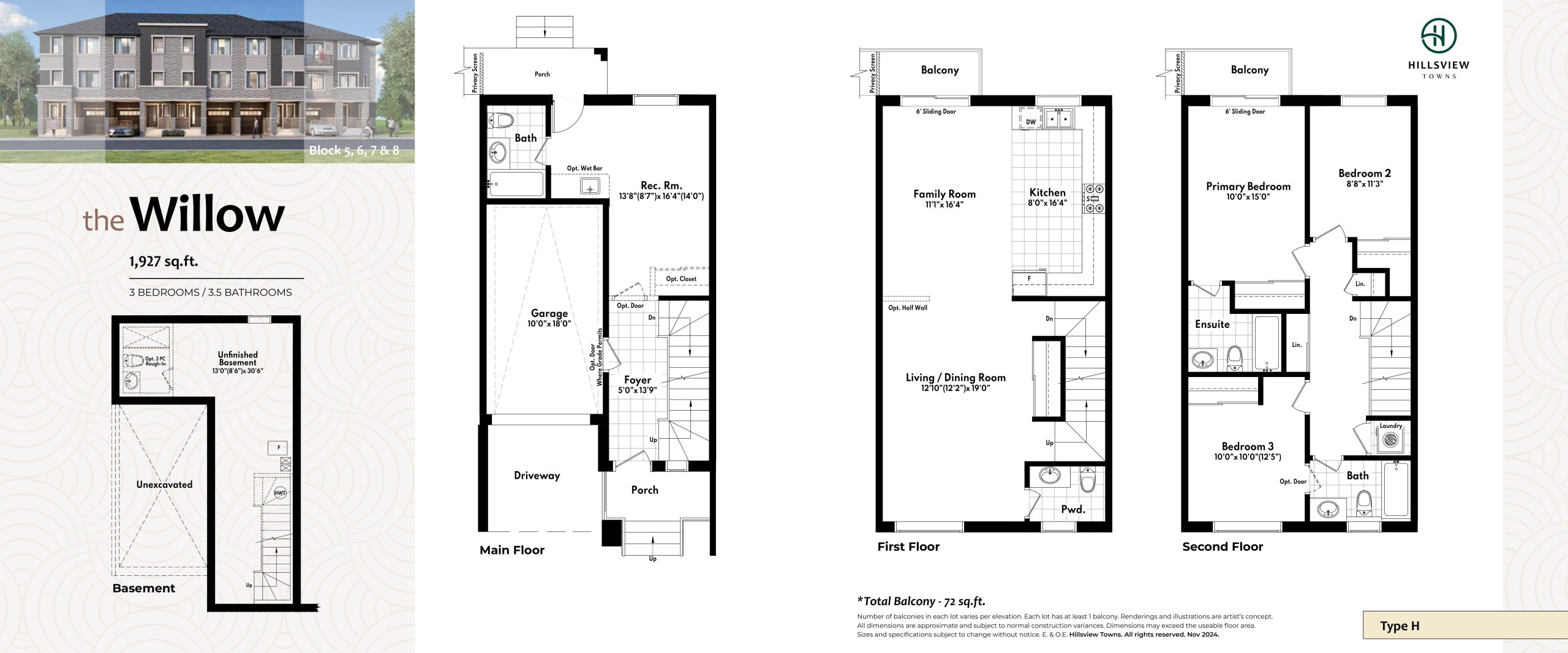 The Willow floor plan