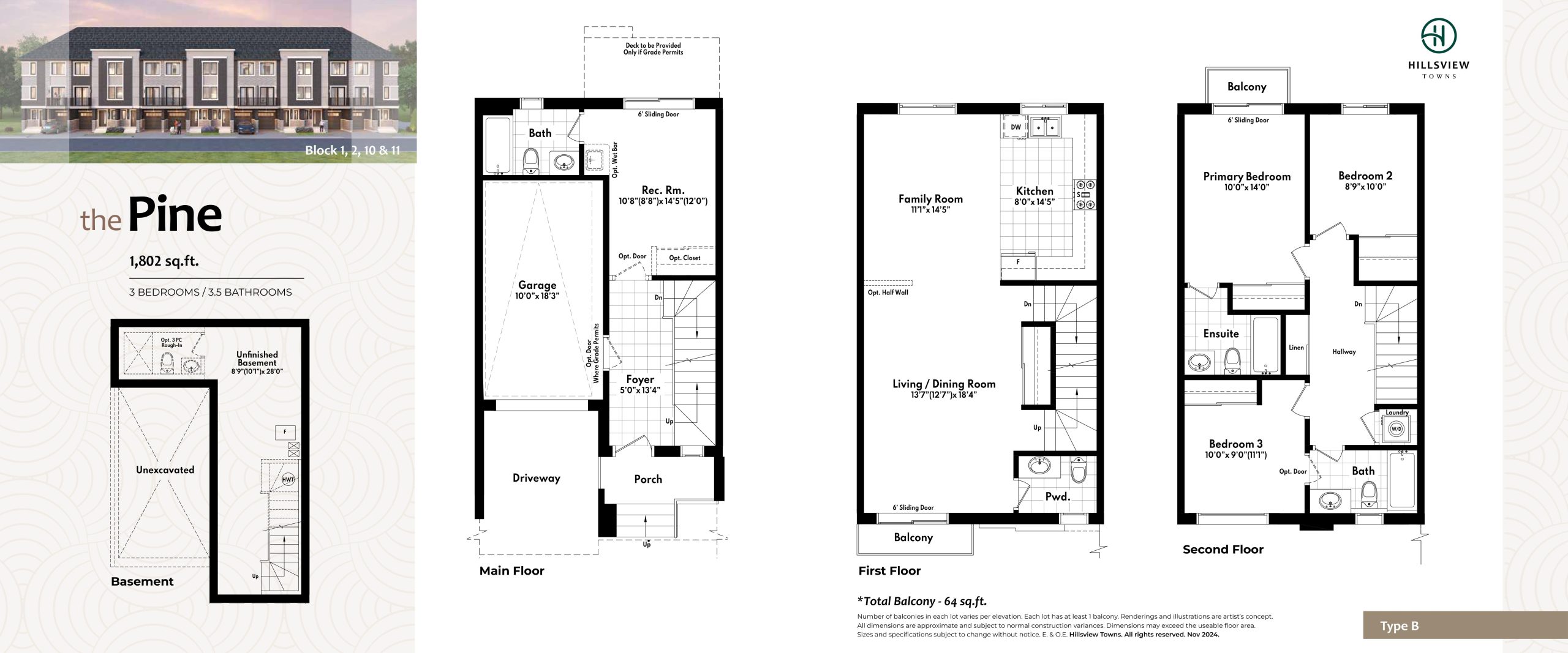 The Pine floor plan