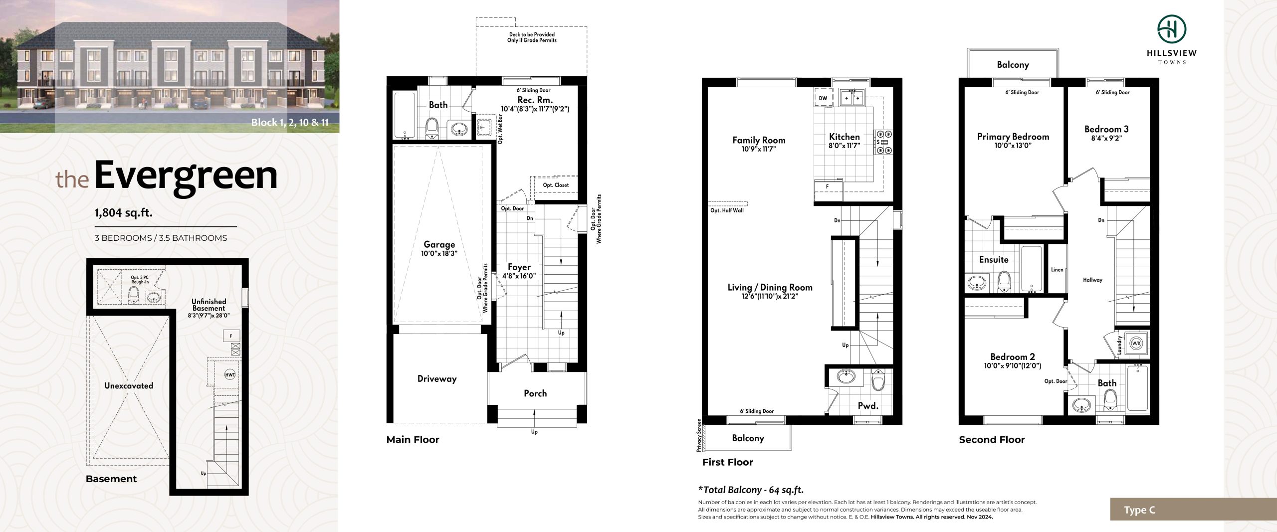 The Evergreen floor plan