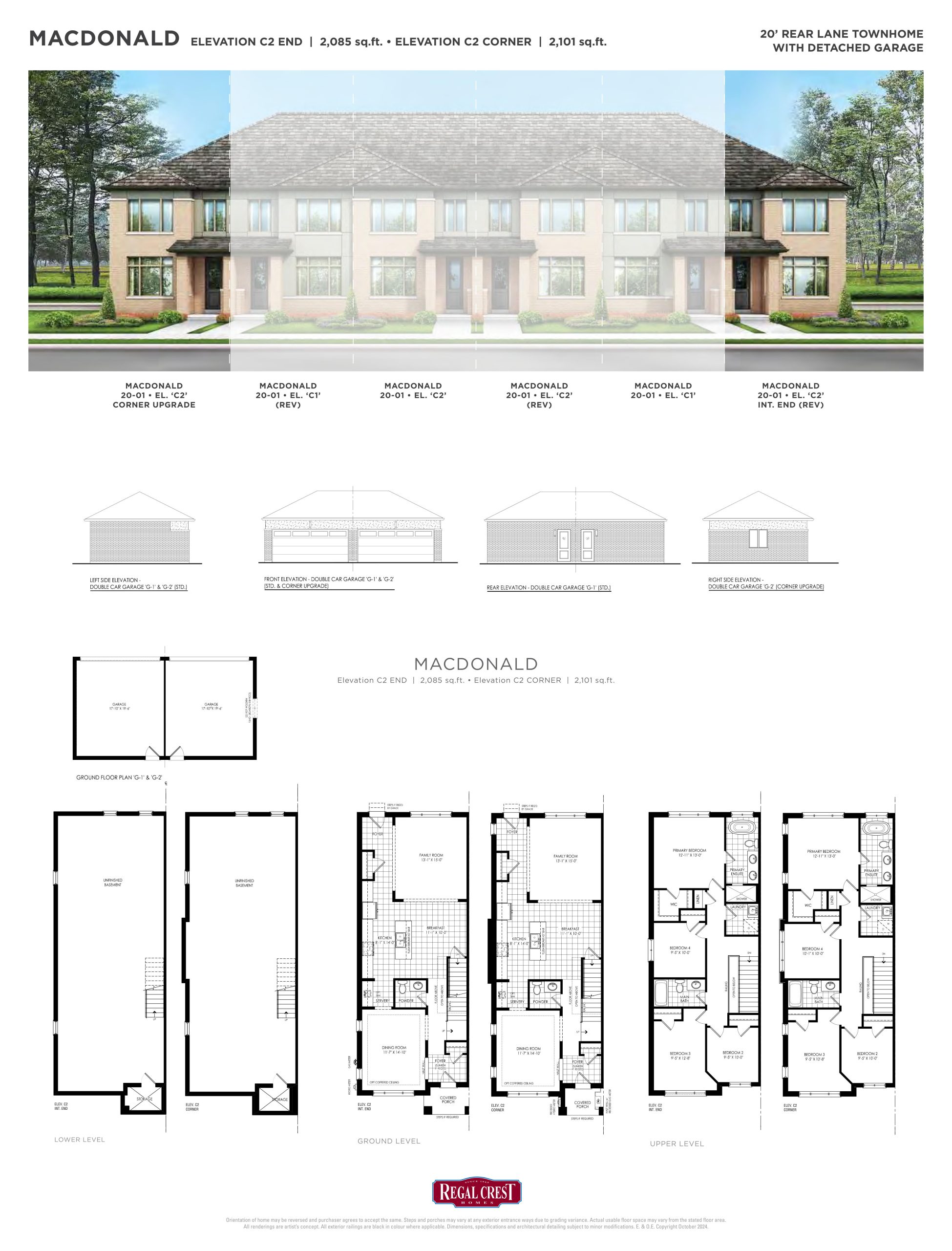 Macdonald (Corner) floor plan