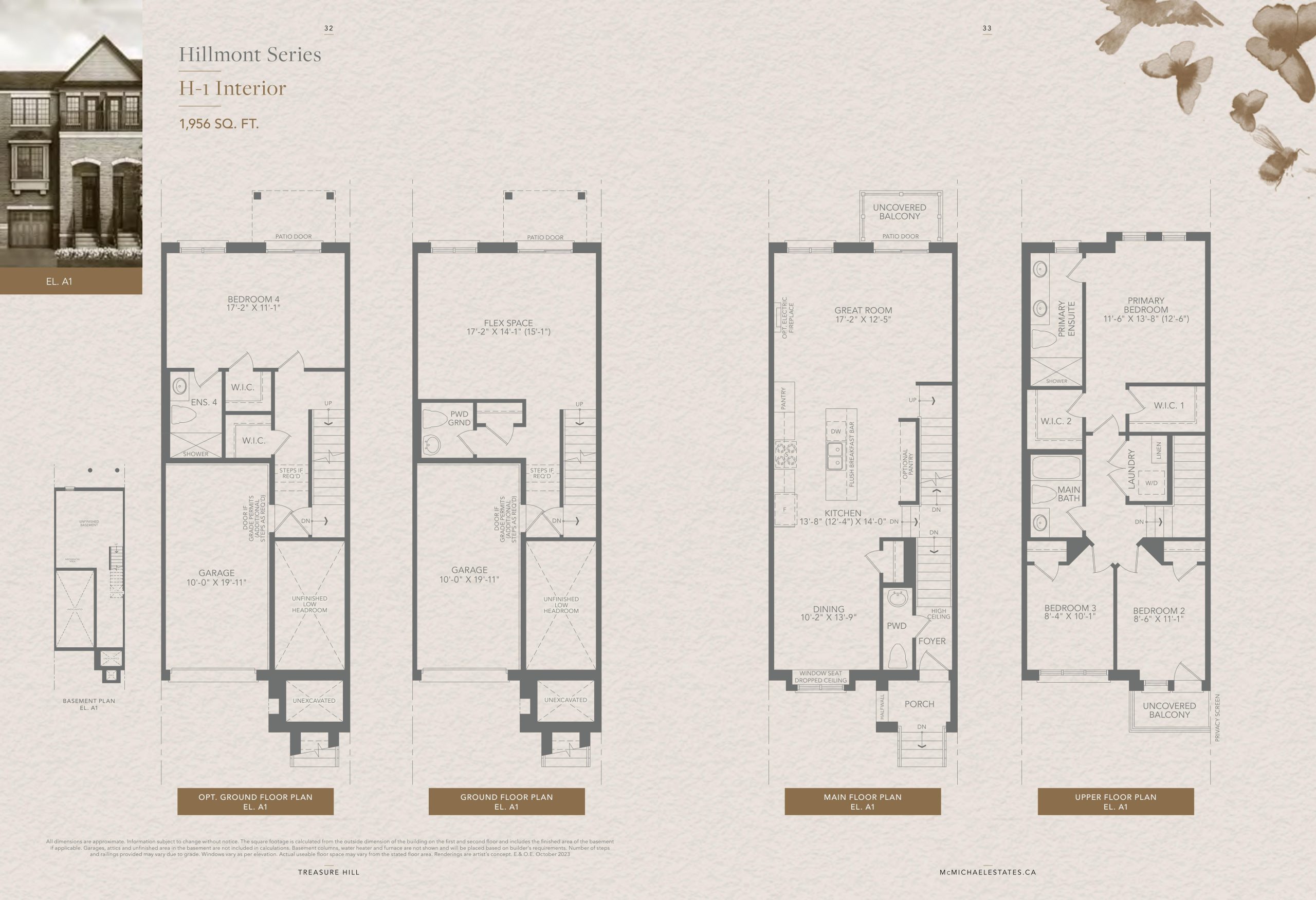 H-1 Interior (A1) floor plan