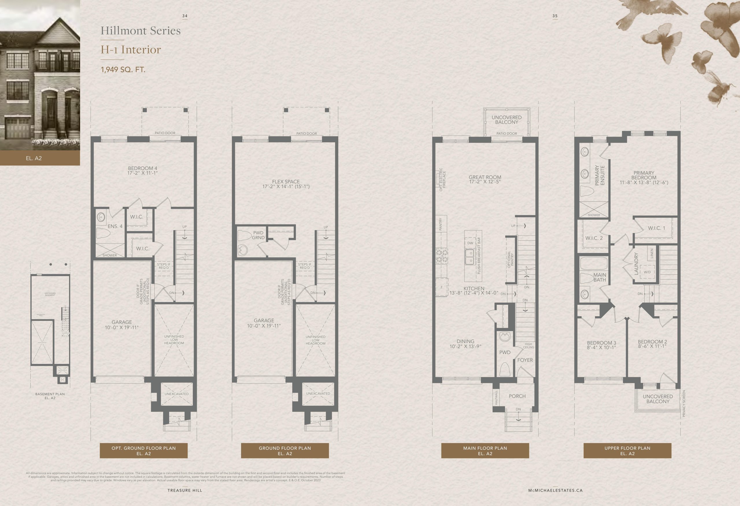 H-1 Interior (A2) floor plan