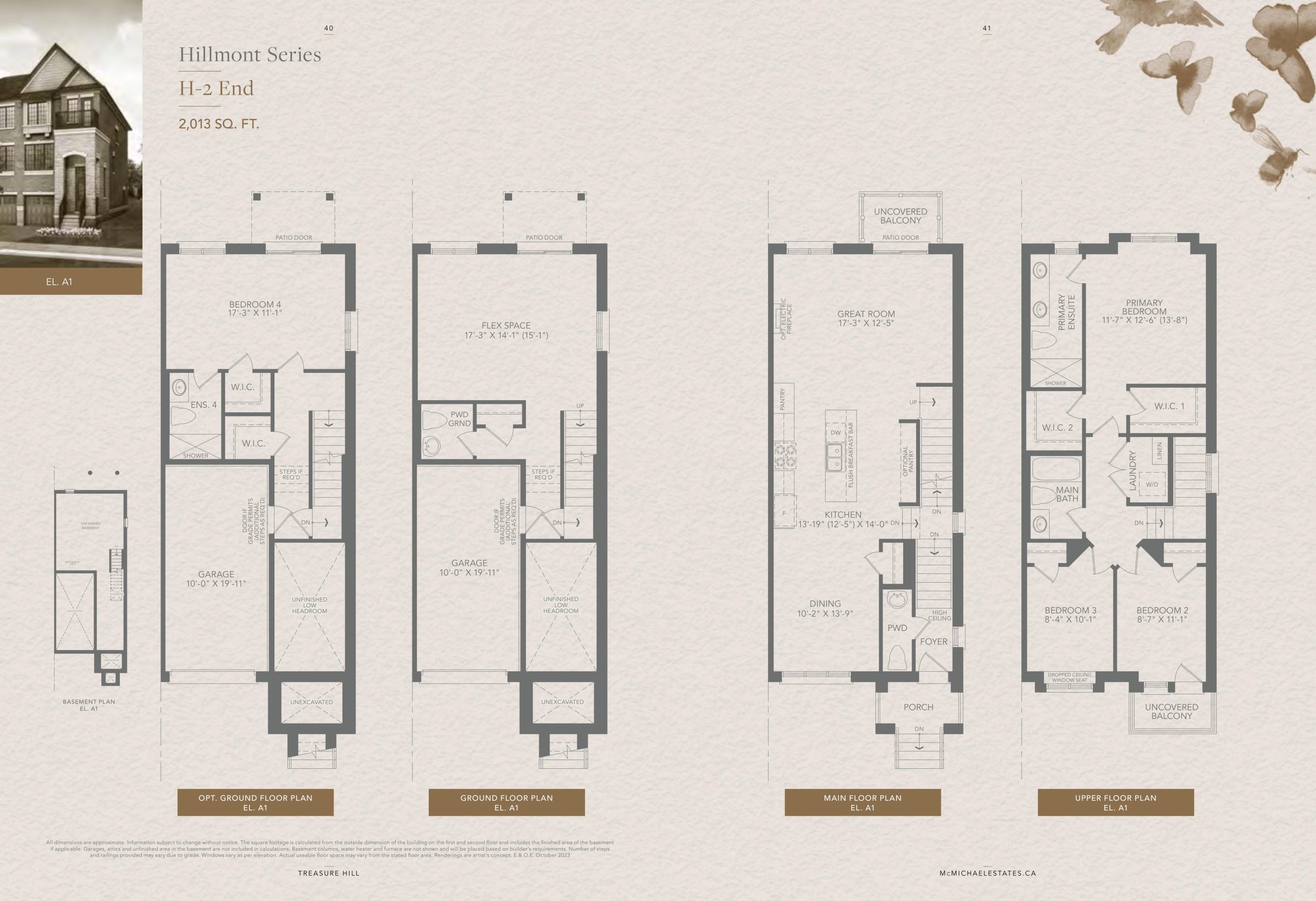 H-2 End (A1) floor plan