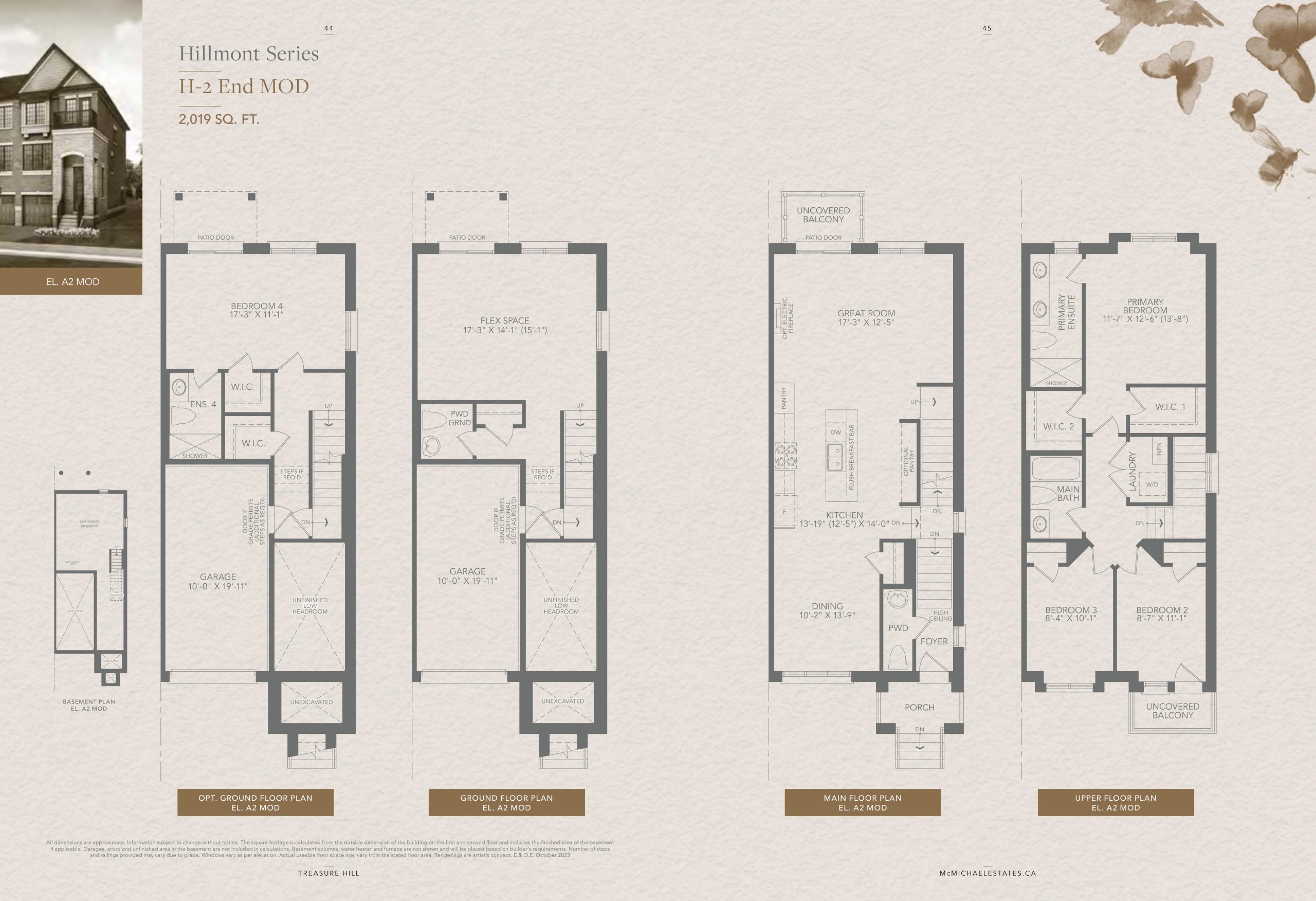 H-2 End (A2 Mod) floor plan