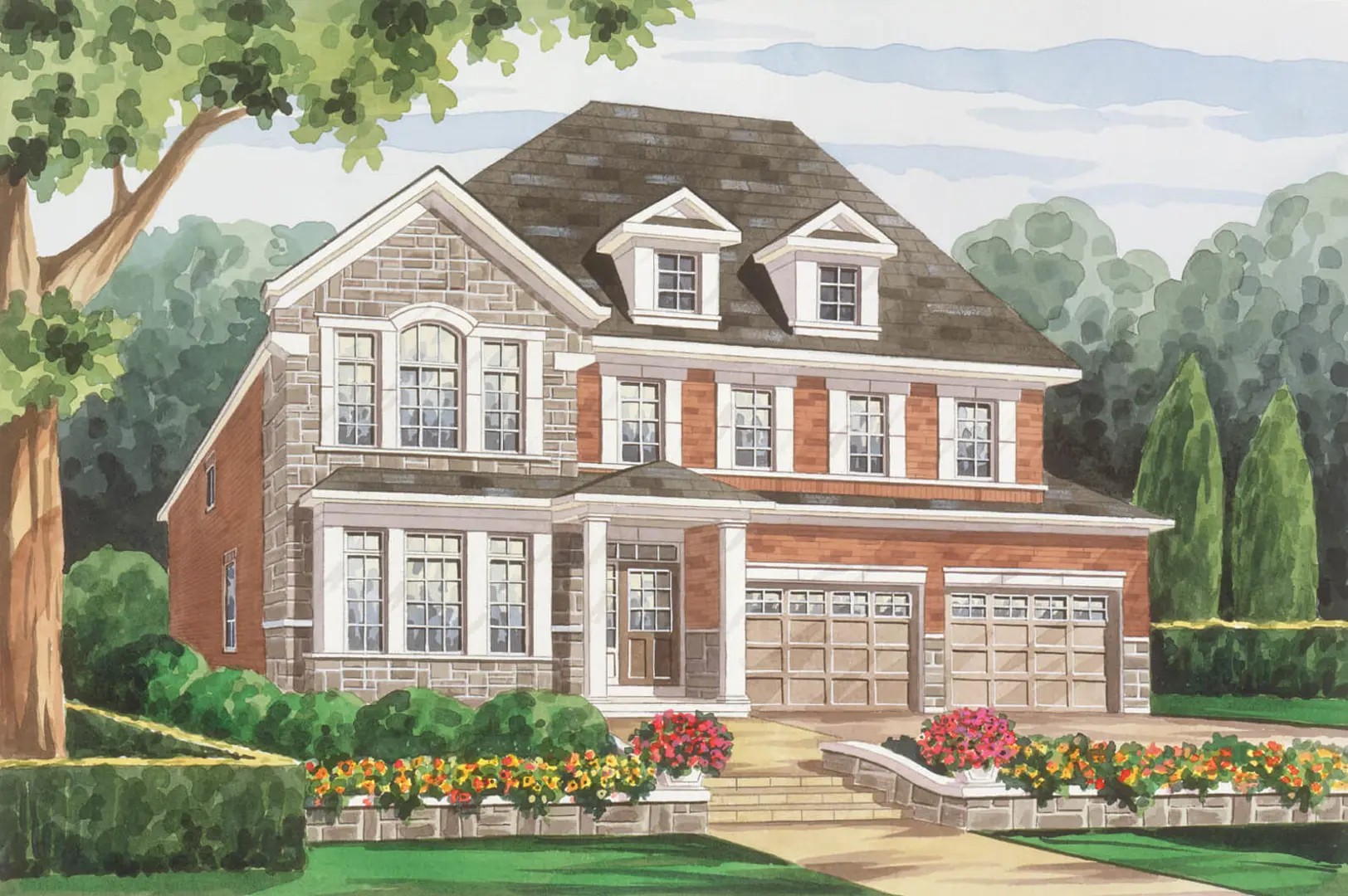Oakdale Village – Single-Family in Toronto — rendering 3