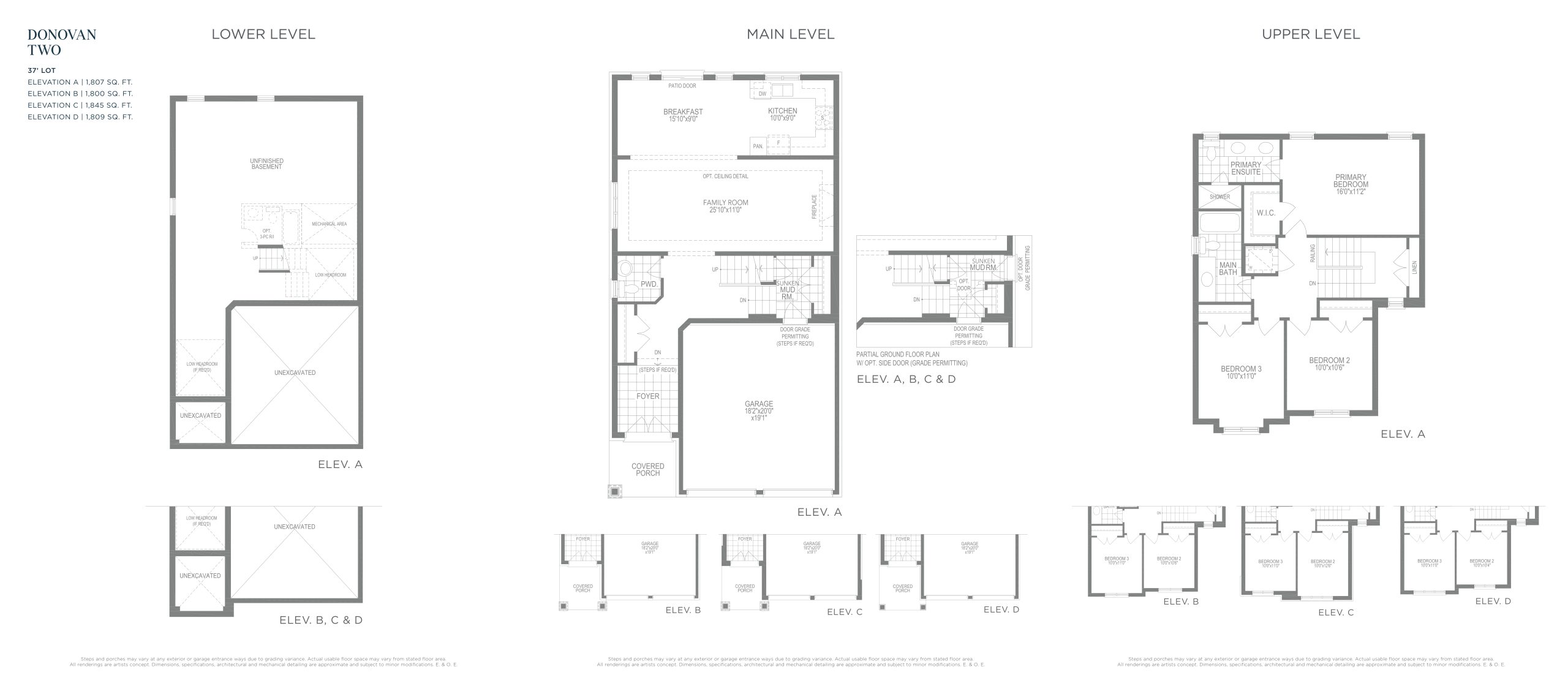 Donovan Two floor plan