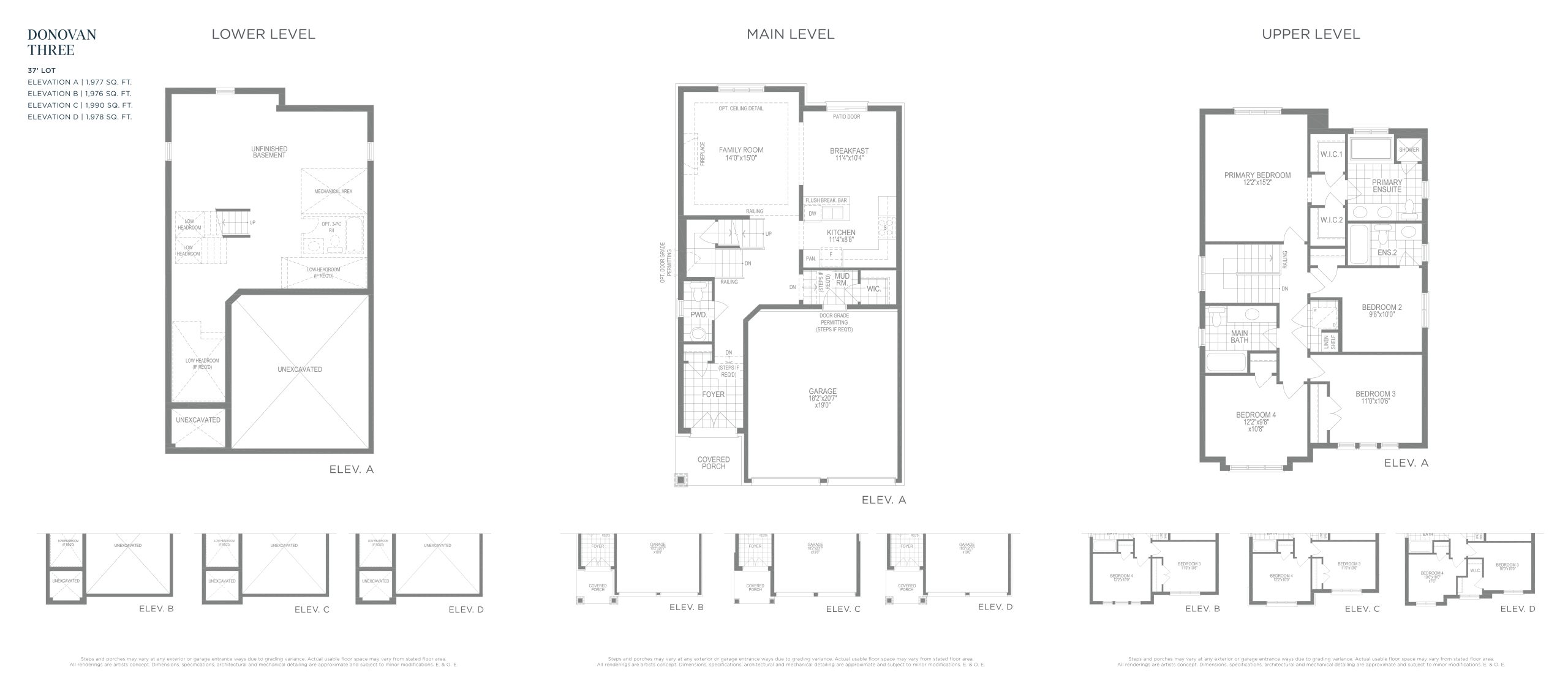 Donovan Three floor plan