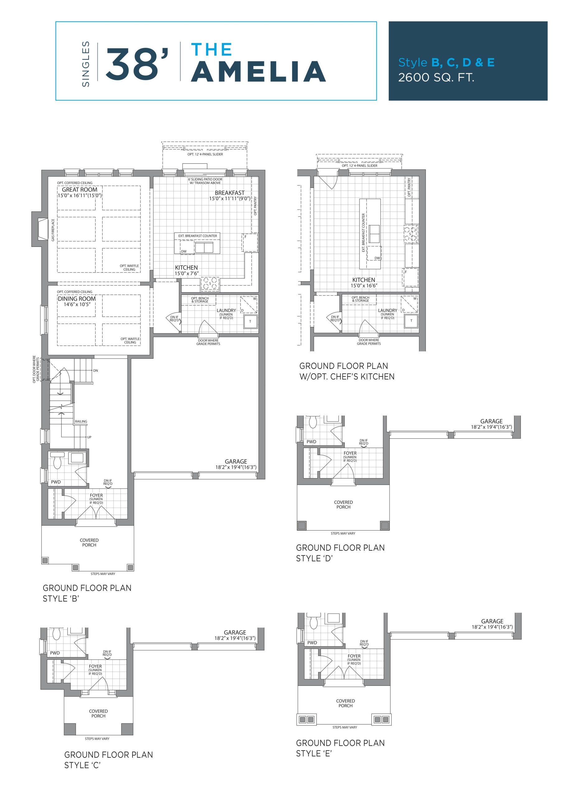 The Amelia floor plan