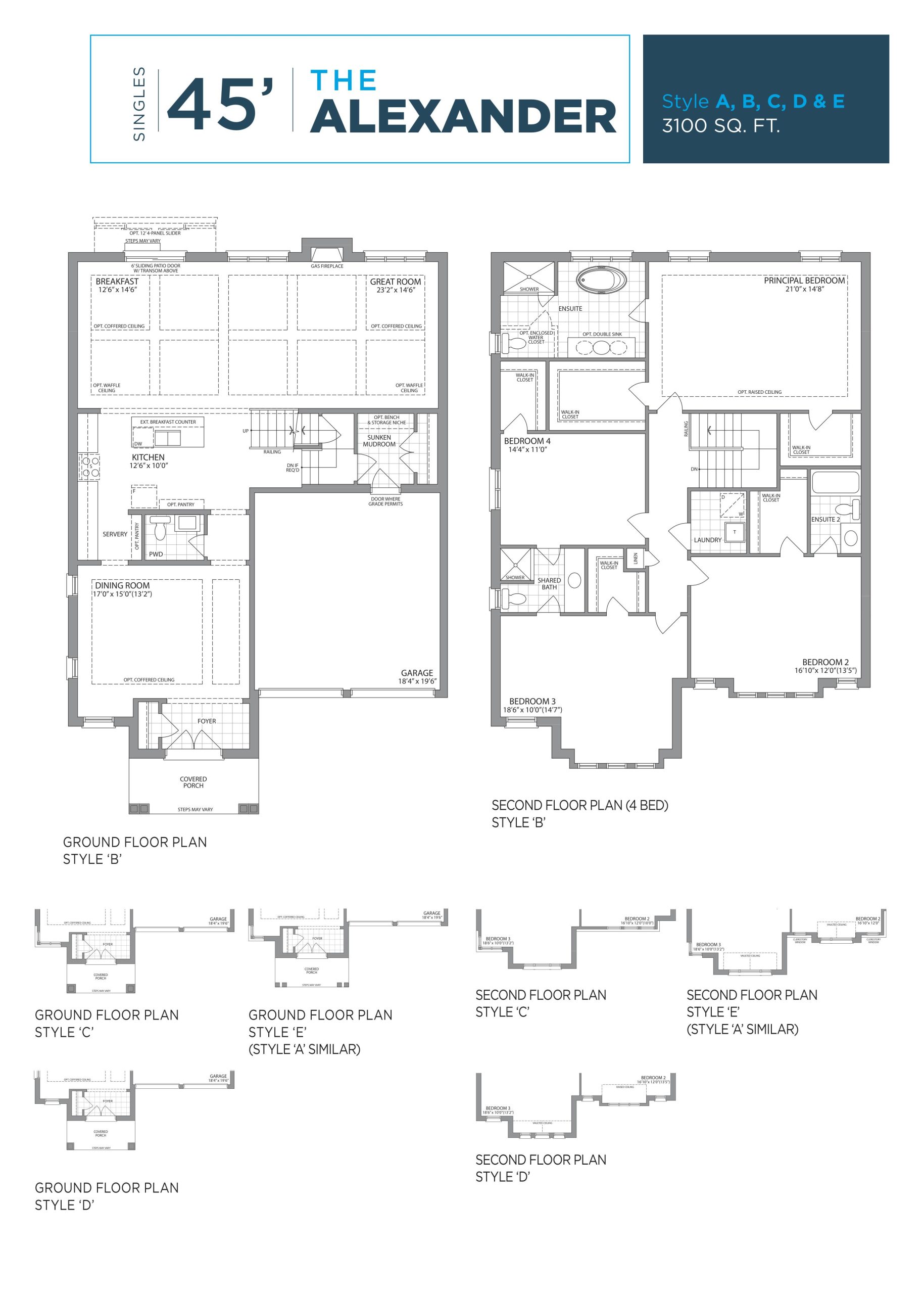 The Alexander floor plan