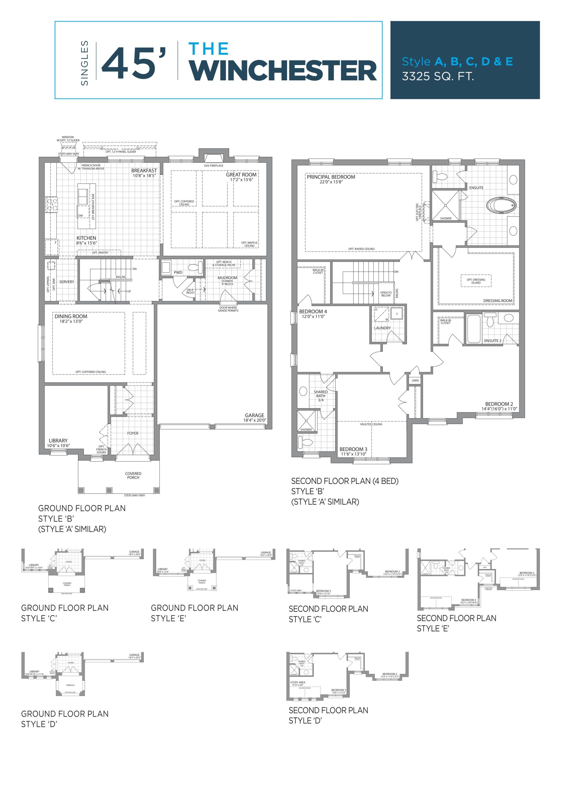 The Winchester floor plan