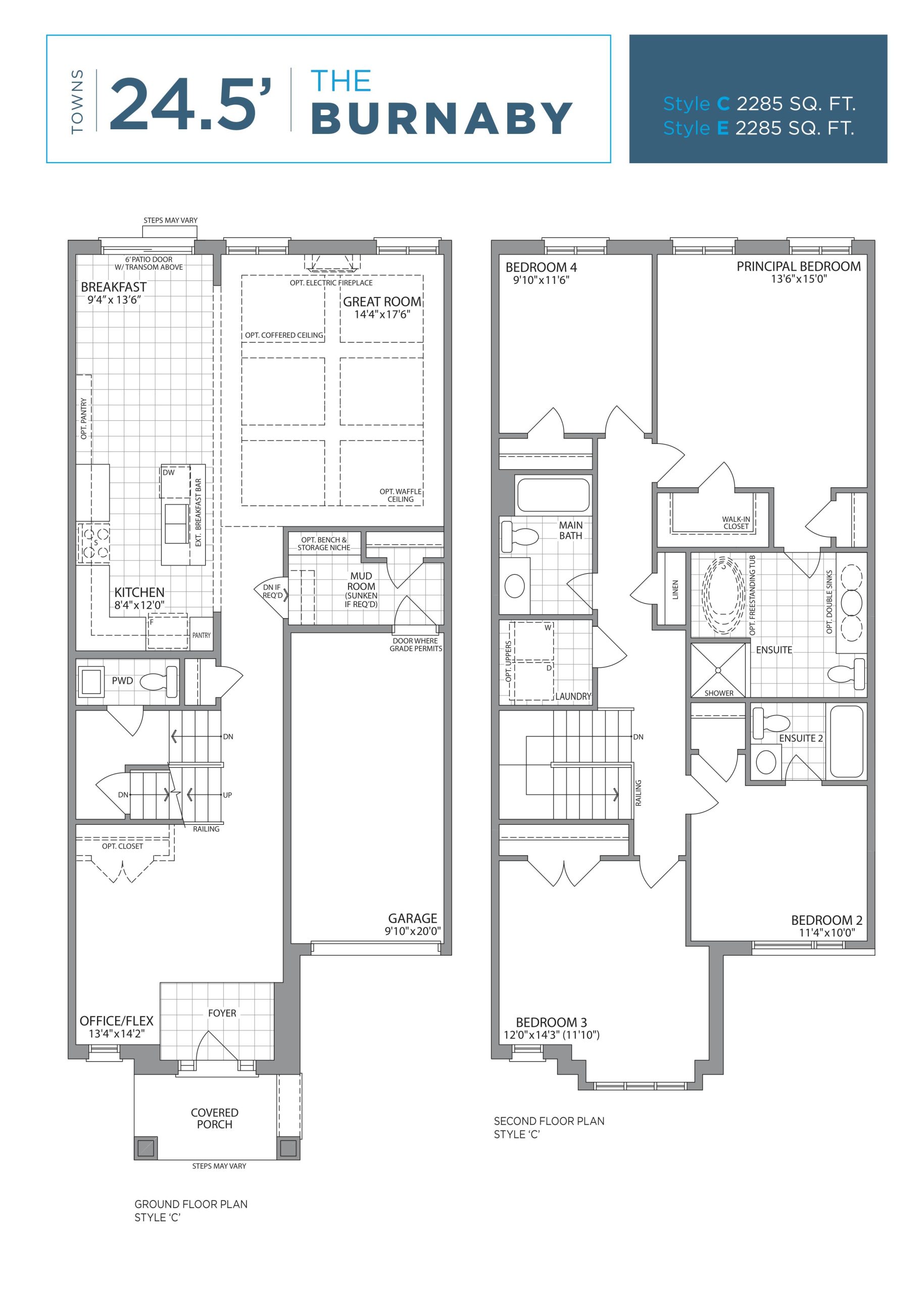 The Burnaby floor plan