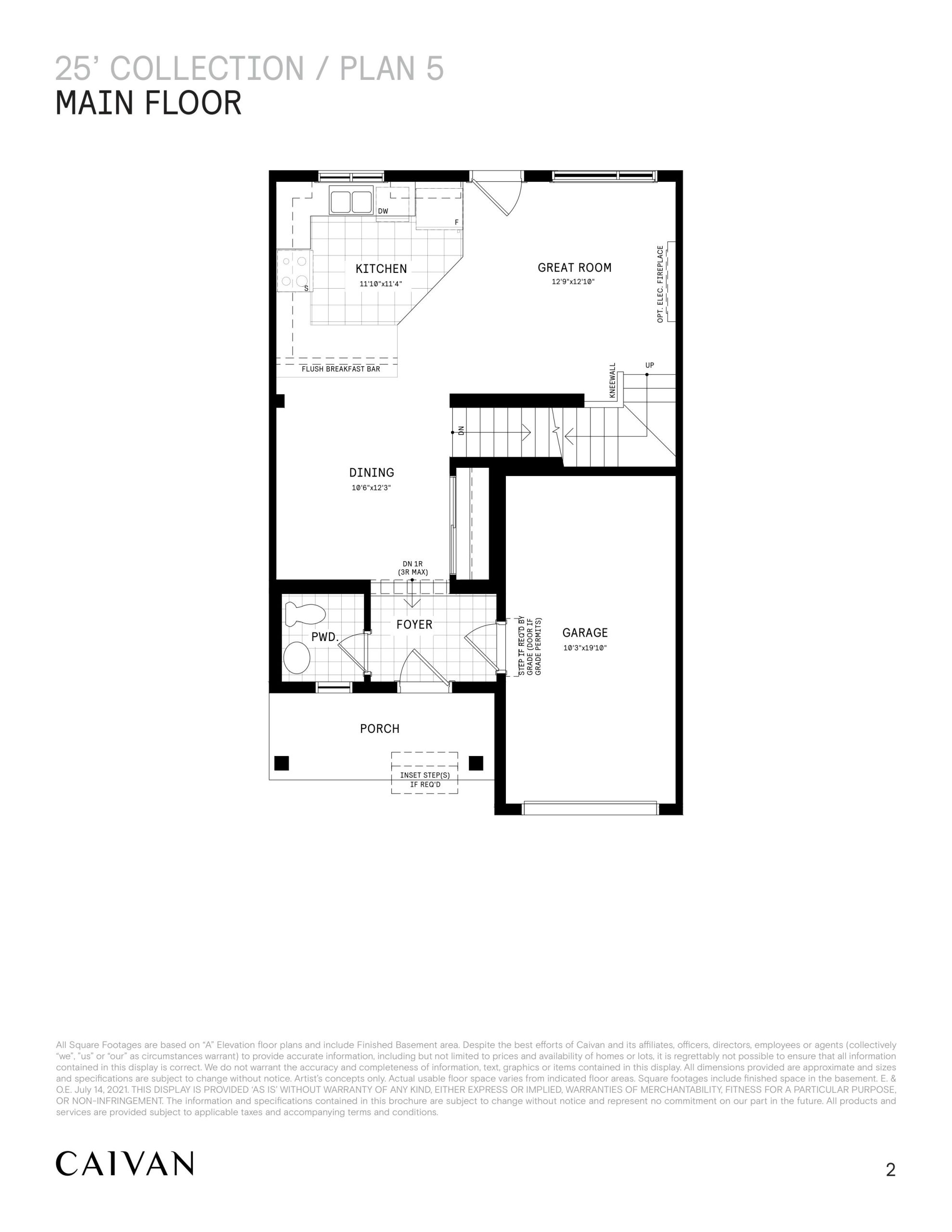 Plan 5 (25' Collection) floor plan