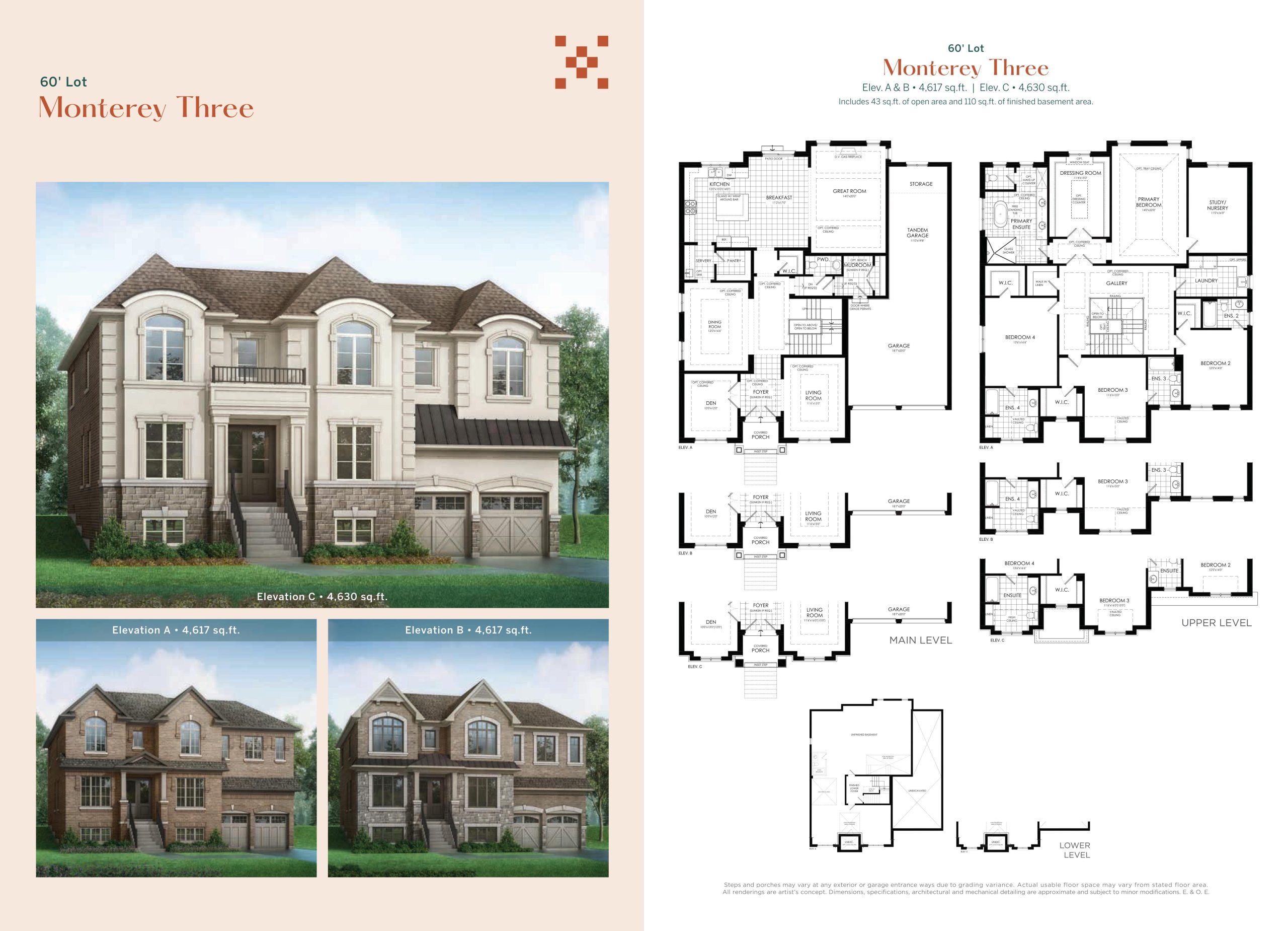 Monterey Three floor plan