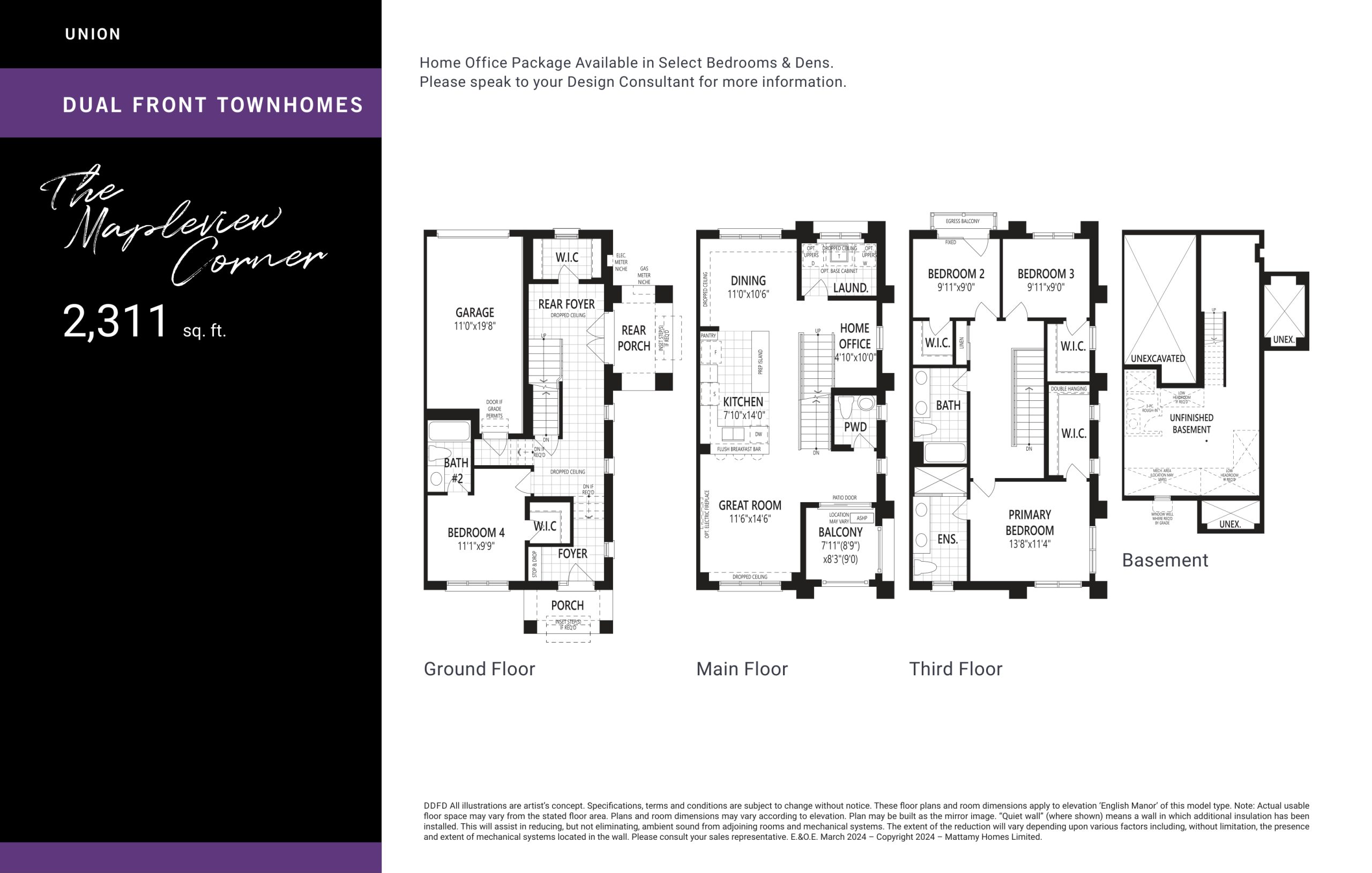 The Mapleview Corner floor plan