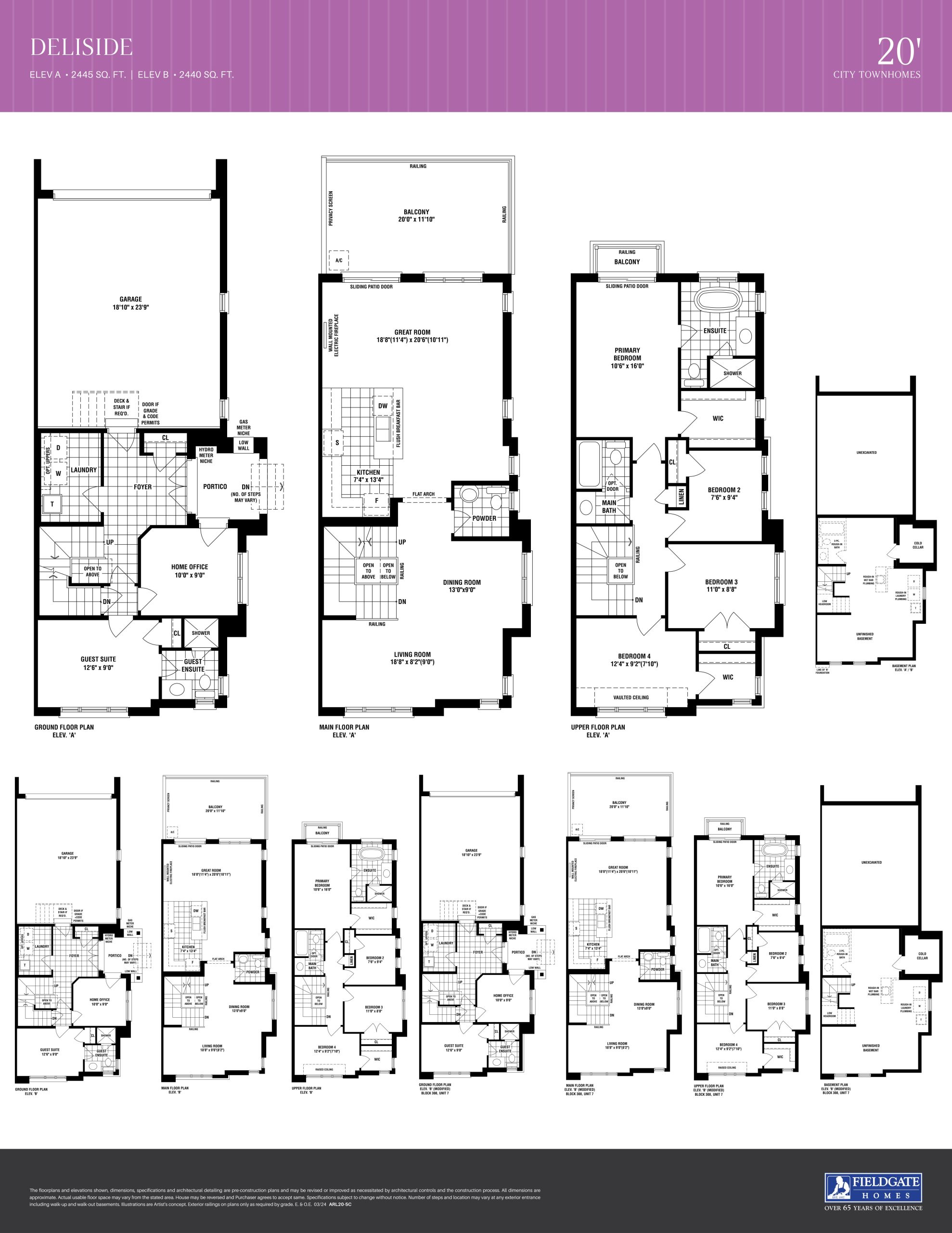 Deliside floor plan