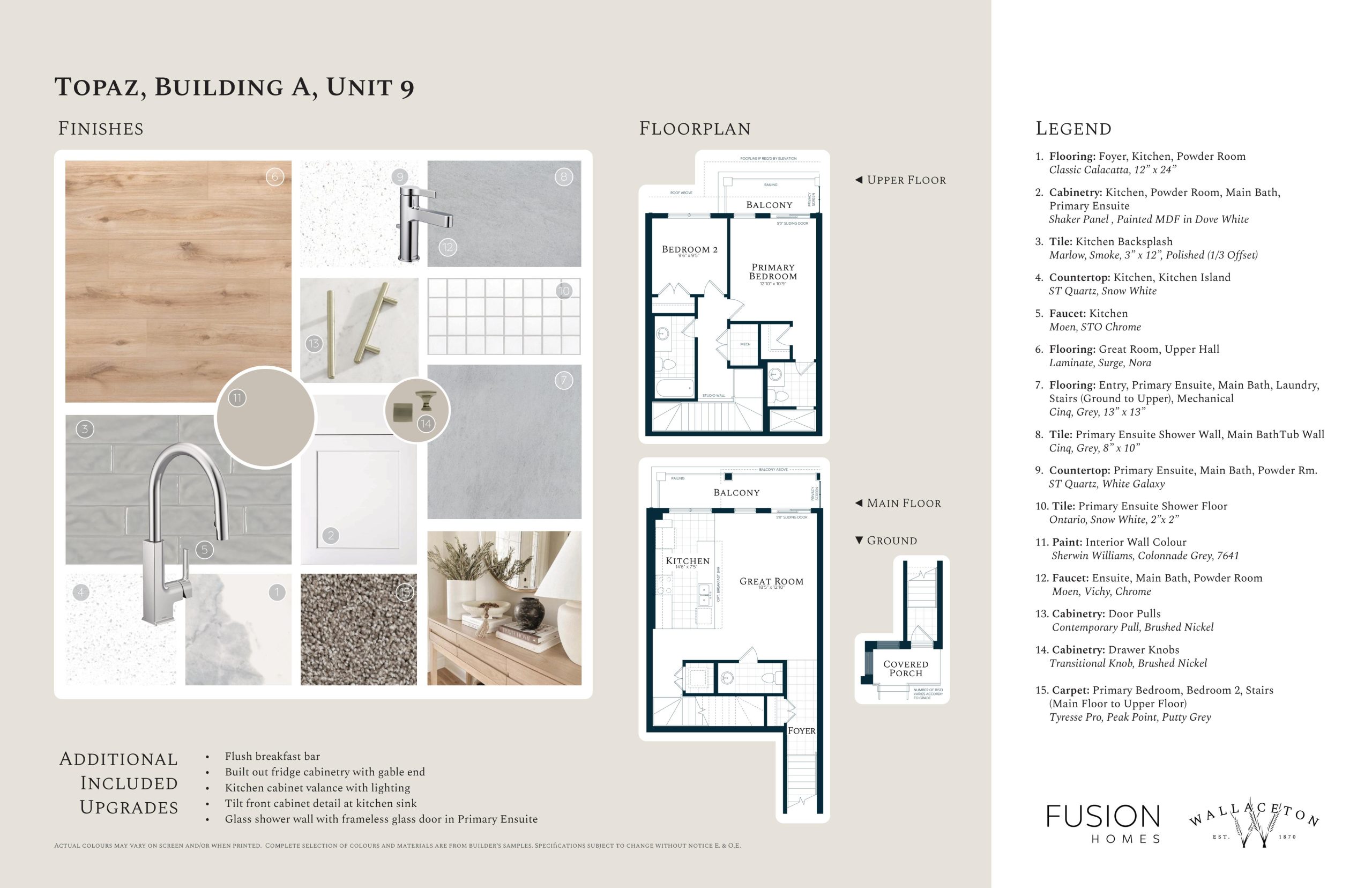 The Topaz (Bldg. A, Unit 9) plan preview