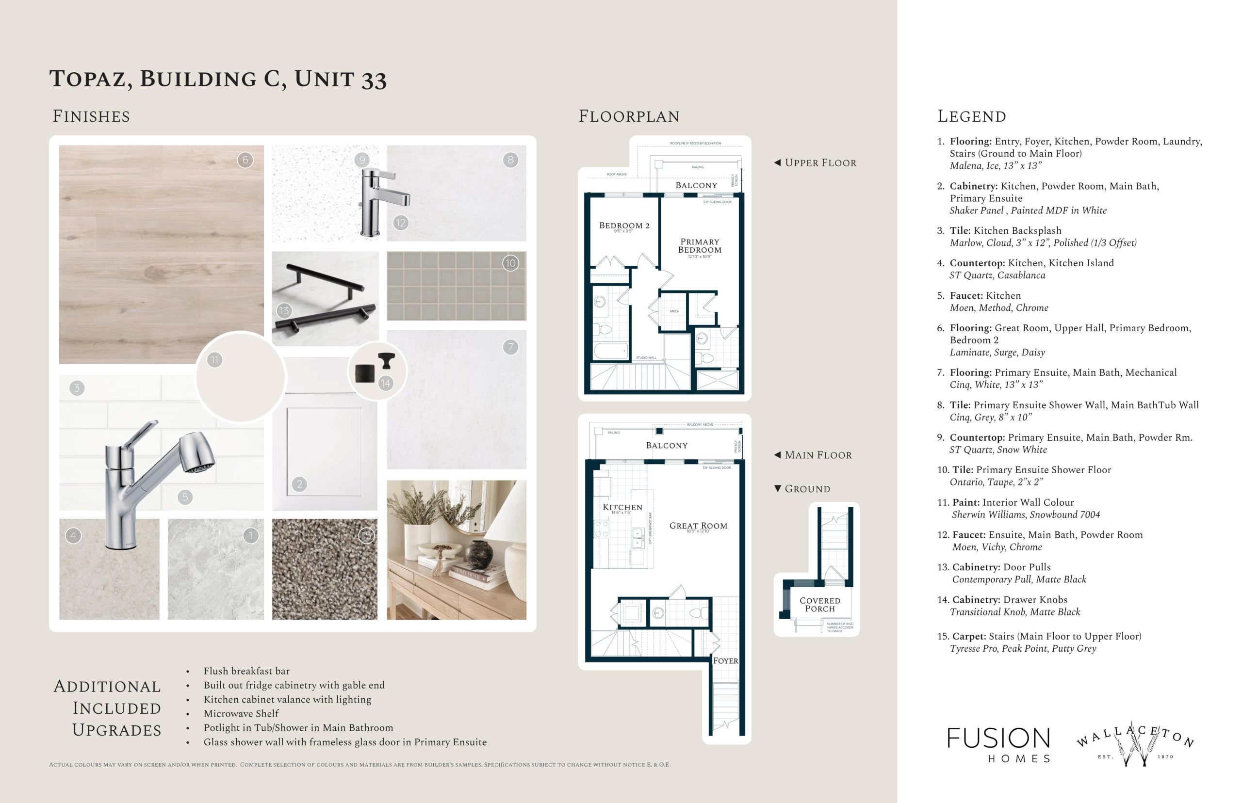 The Topaz (Bldg. C, Unit 33) plan preview