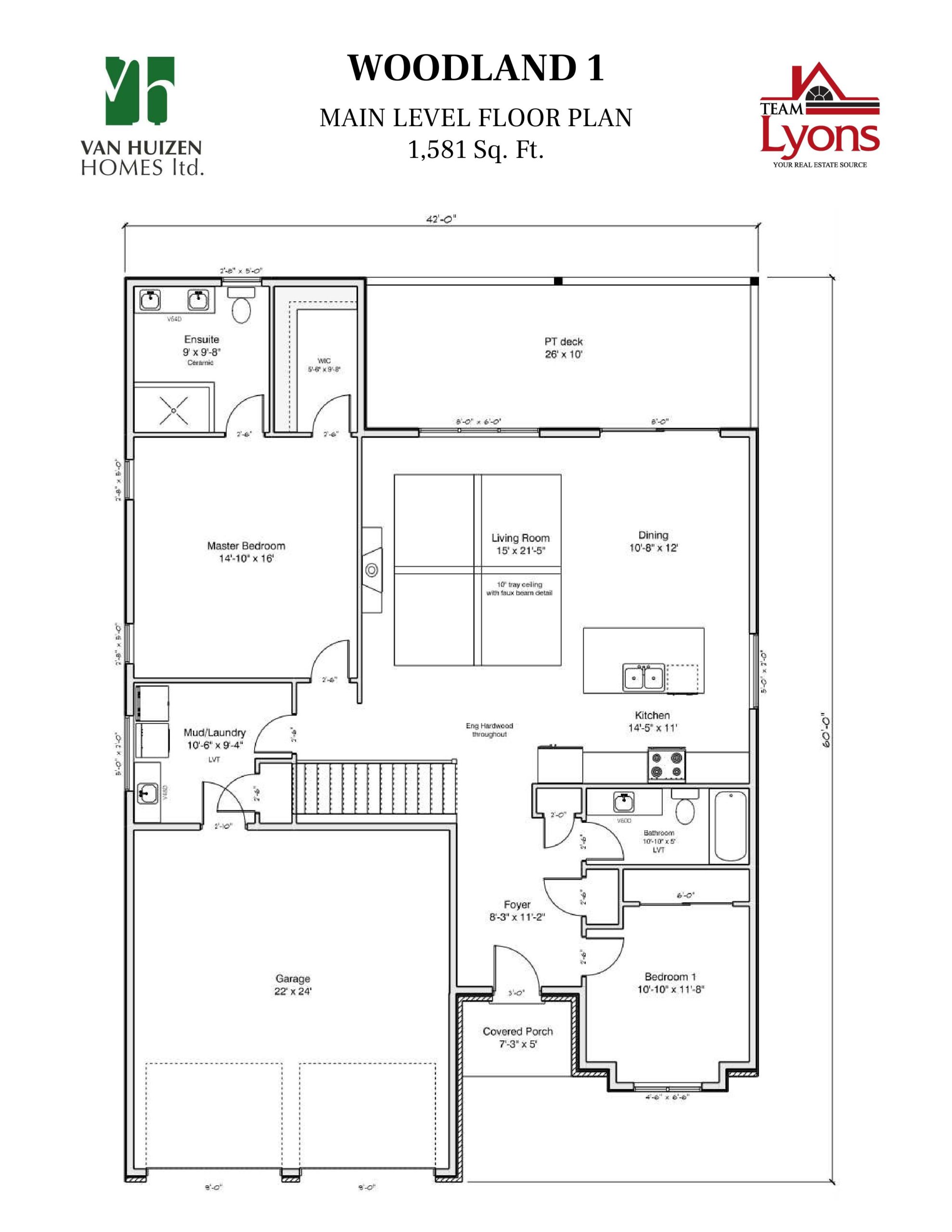 Woodland 1 floor plan