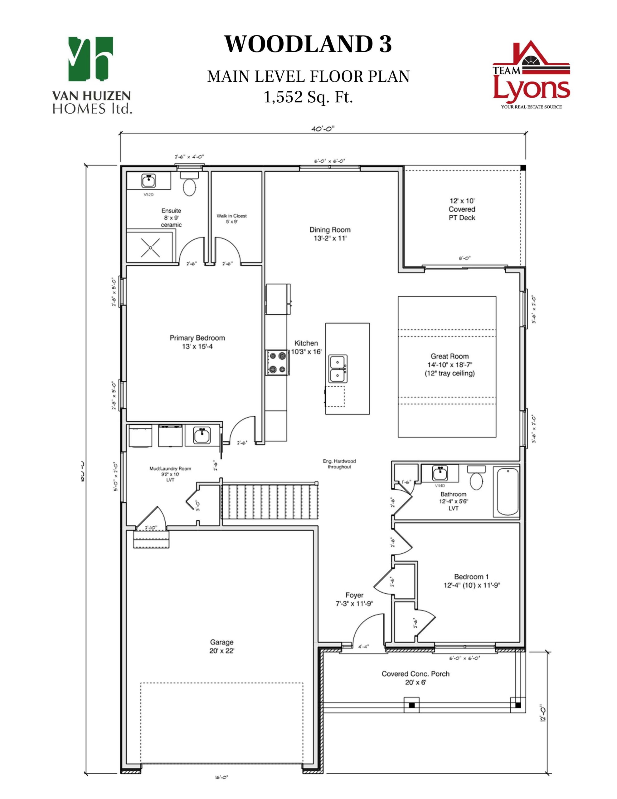 Woodland 3 floor plan