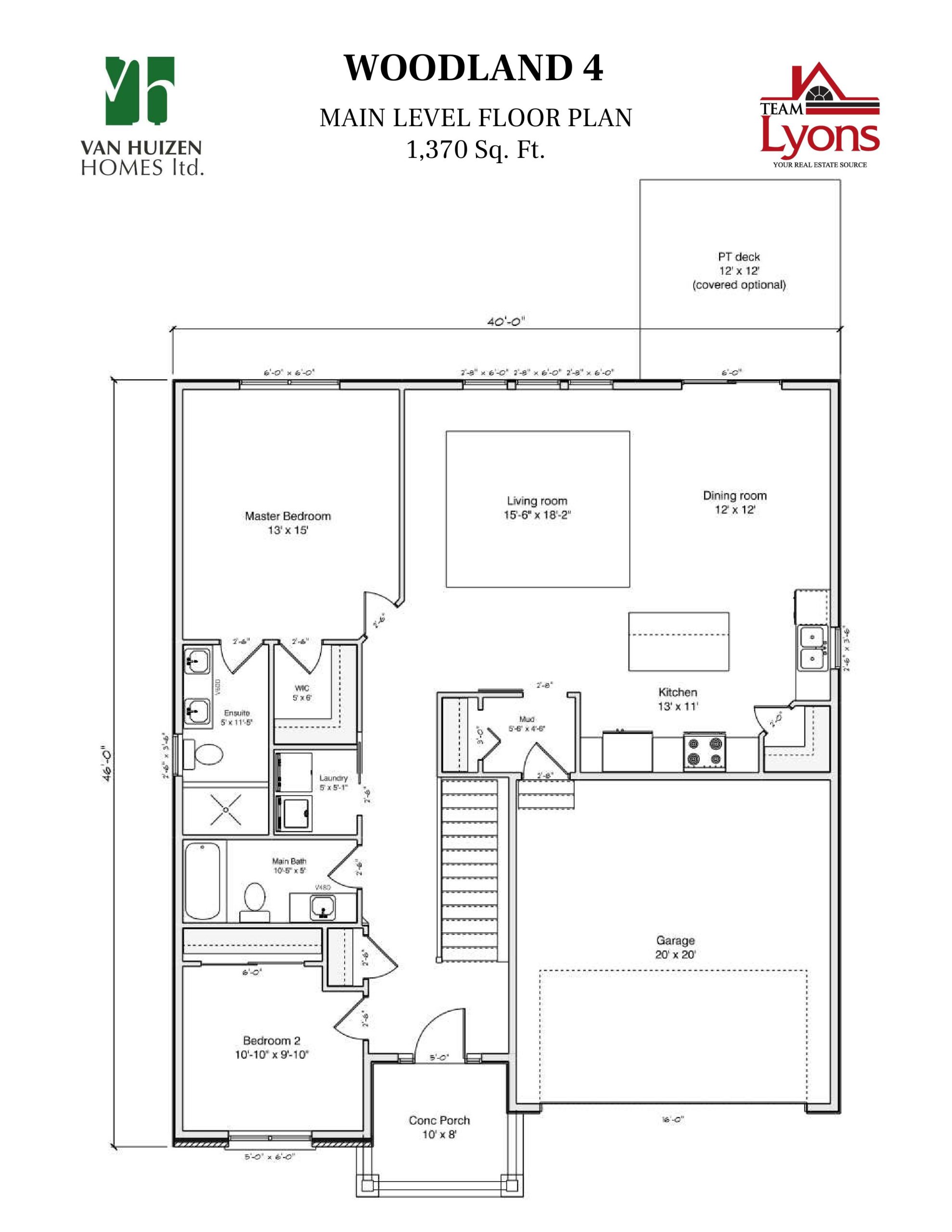 Woodland 4 floor plan