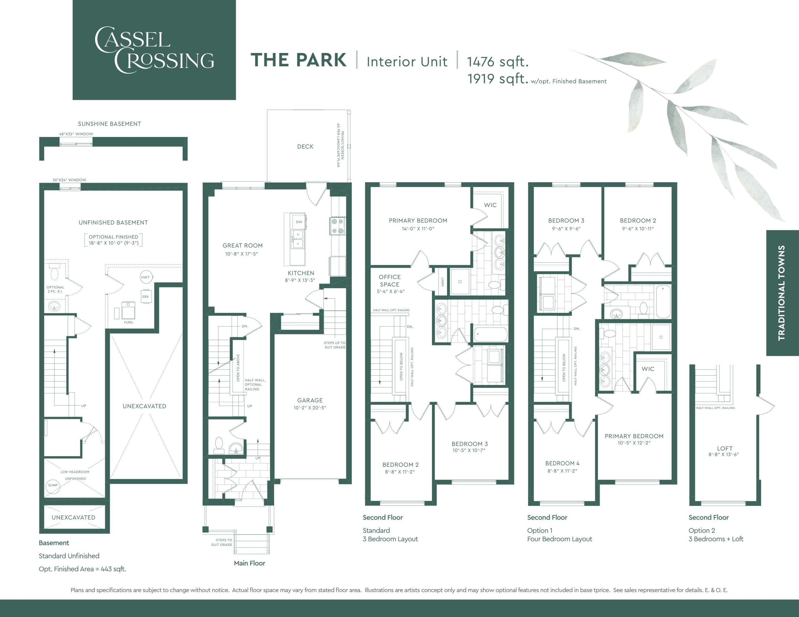 The Park floor plan
