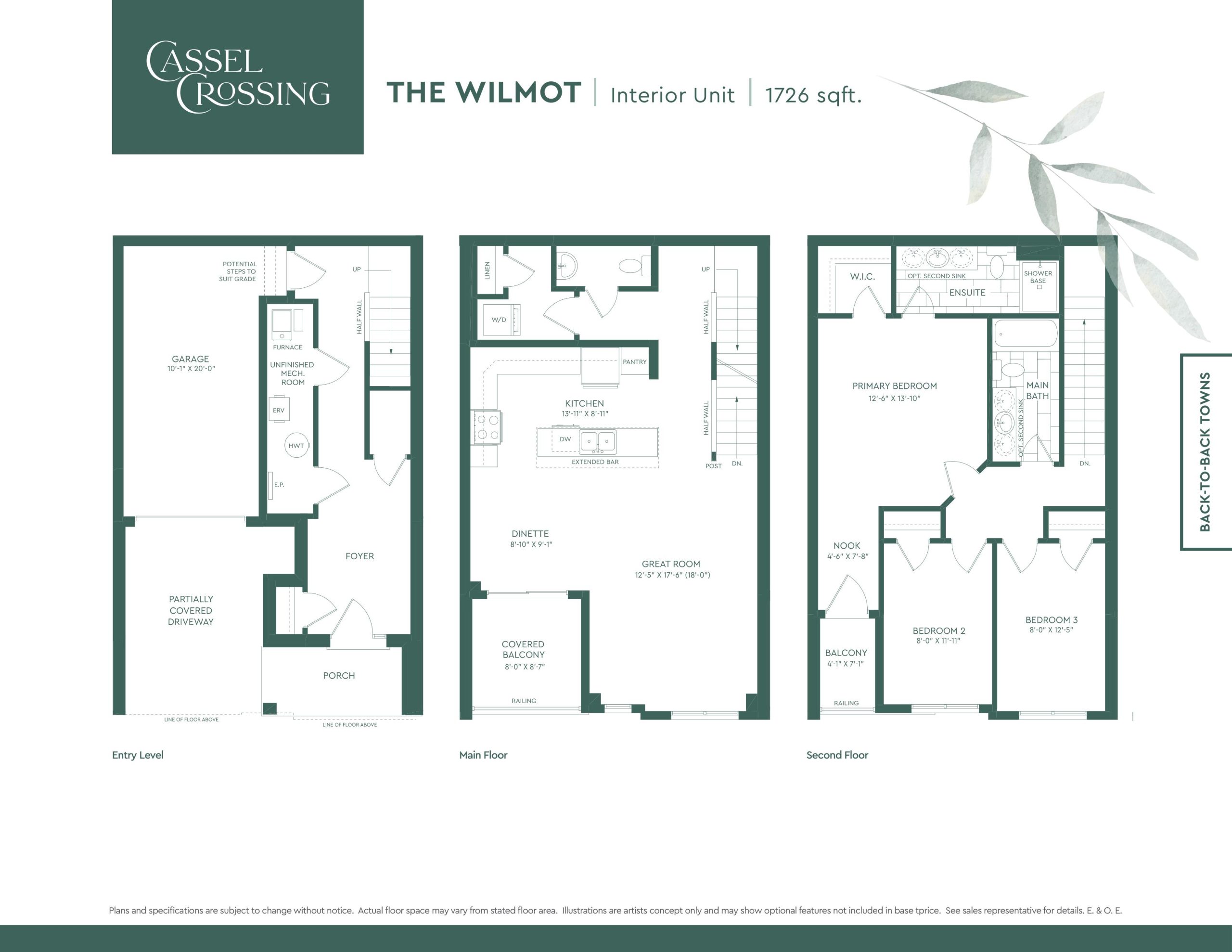 The Wilmot floor plan