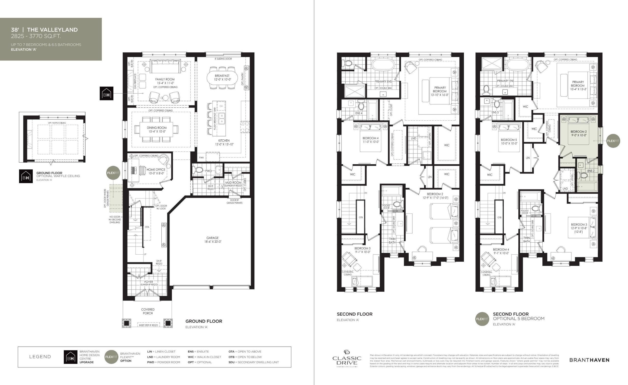 The Valleyland floor plan