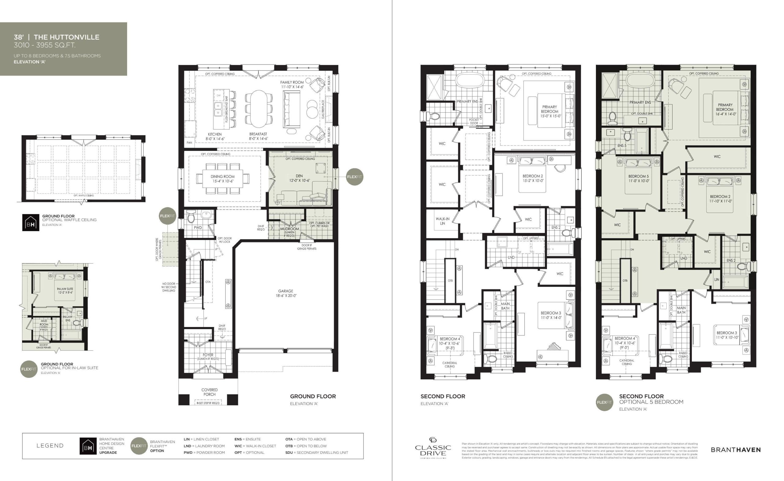 The Huttonville floor plan