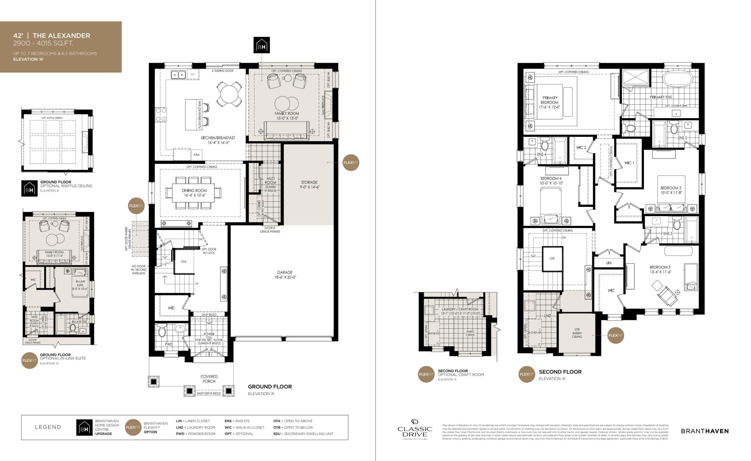 The Alexander floor plan