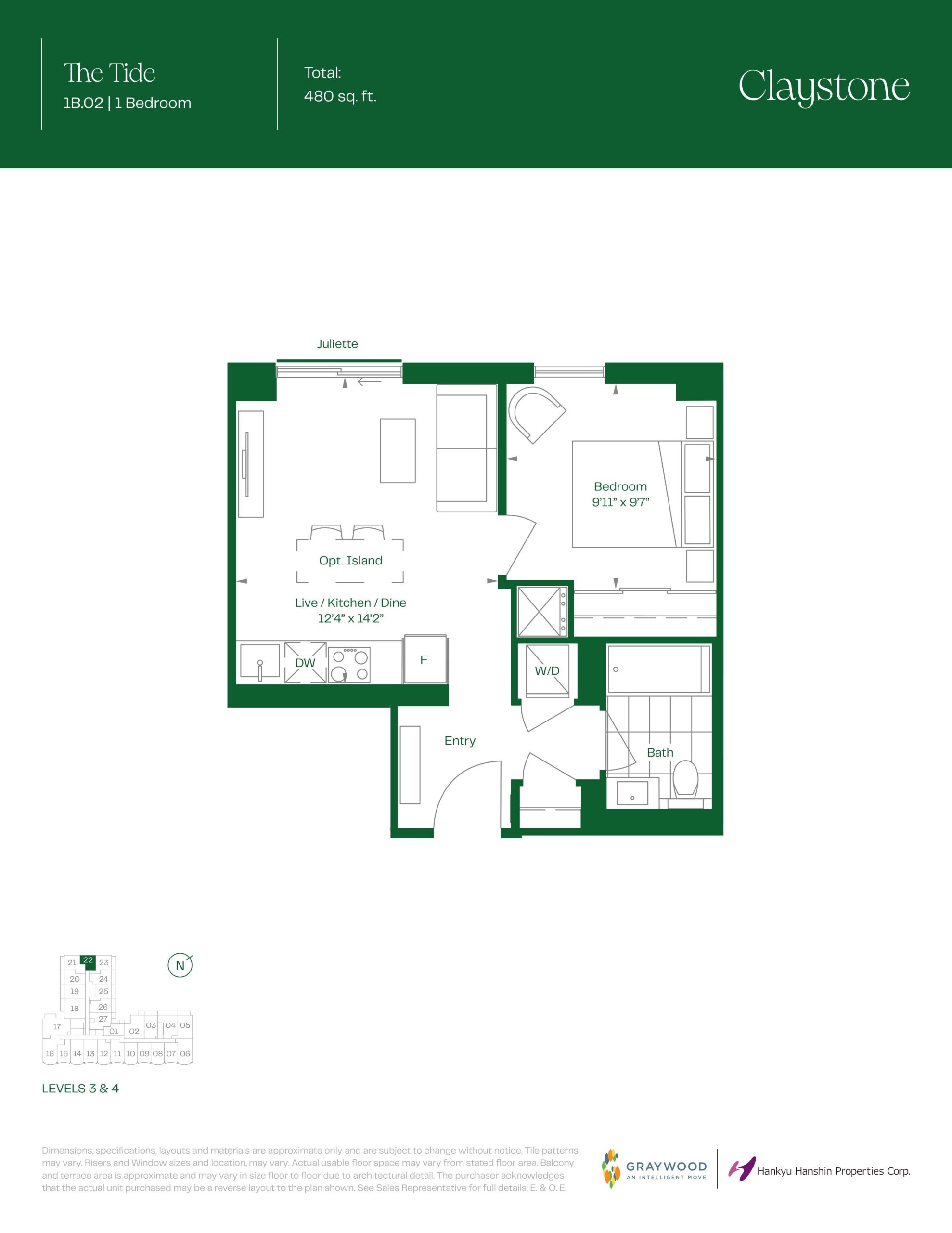 The Tide floor plan