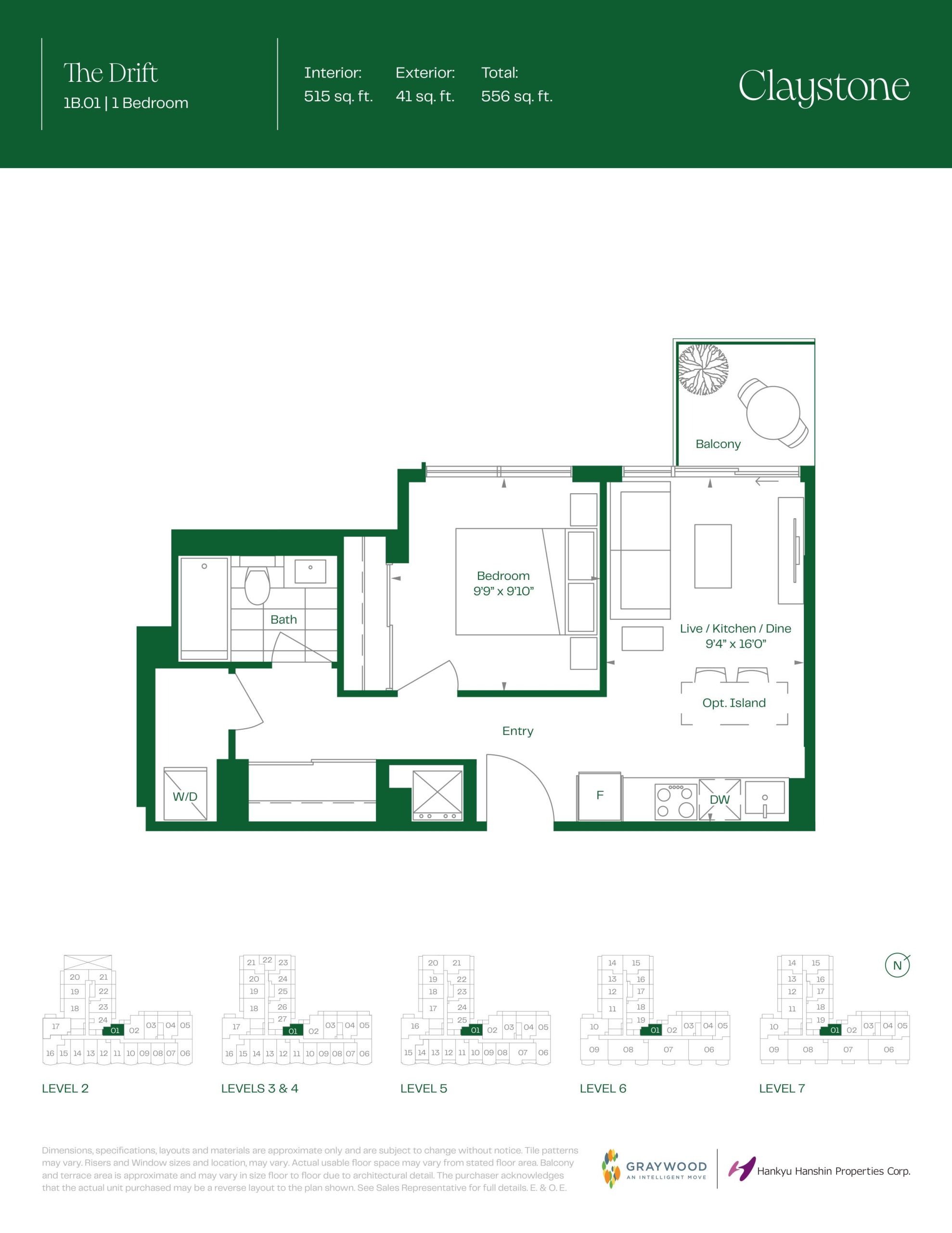 The Drift floor plan