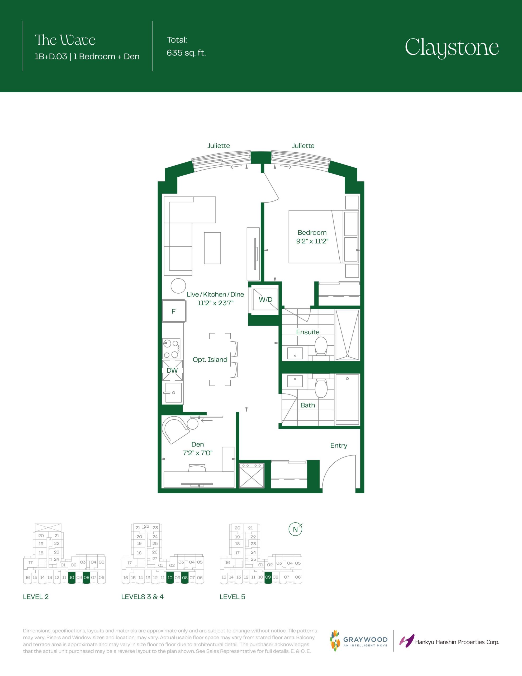 The Wave floor plan