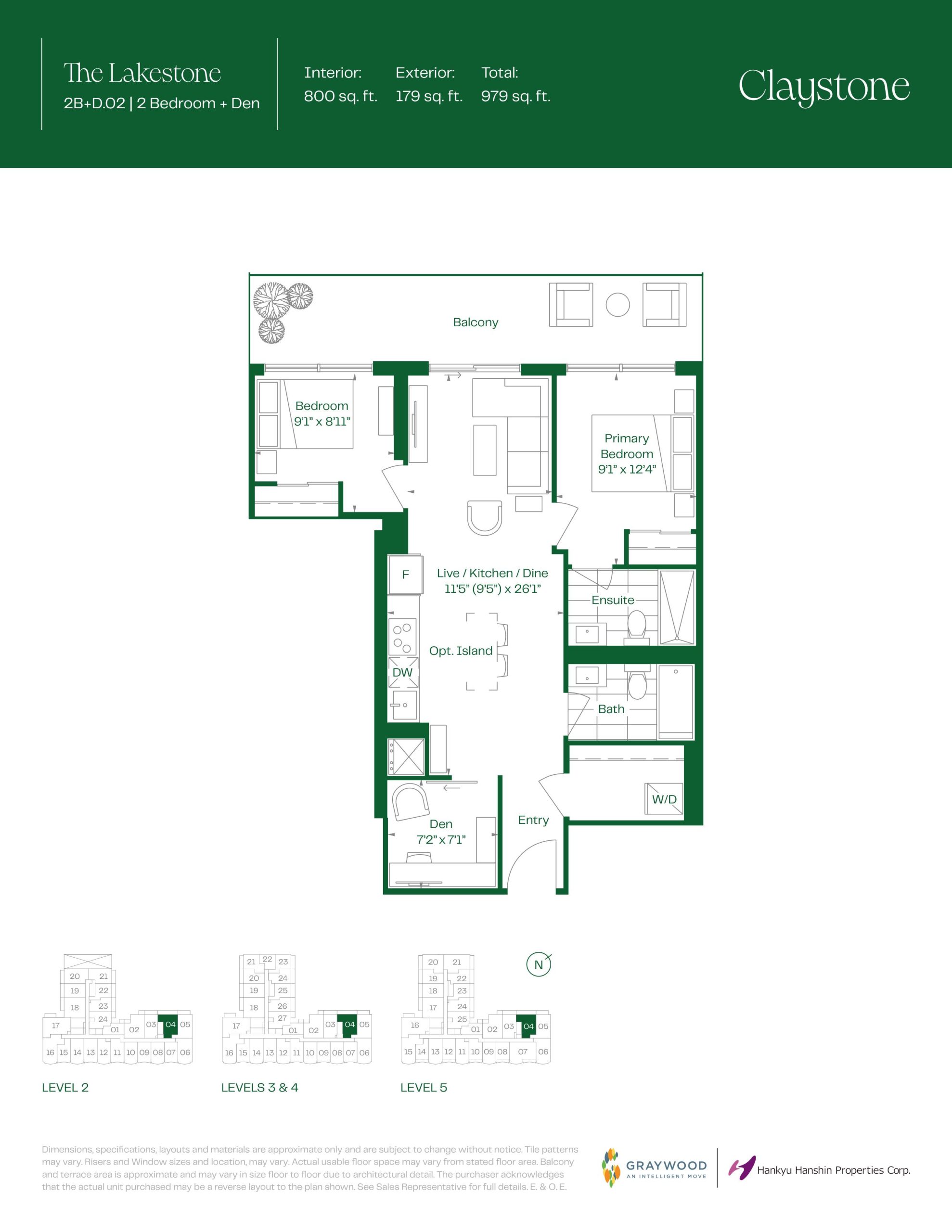 The Lakestone floor plan