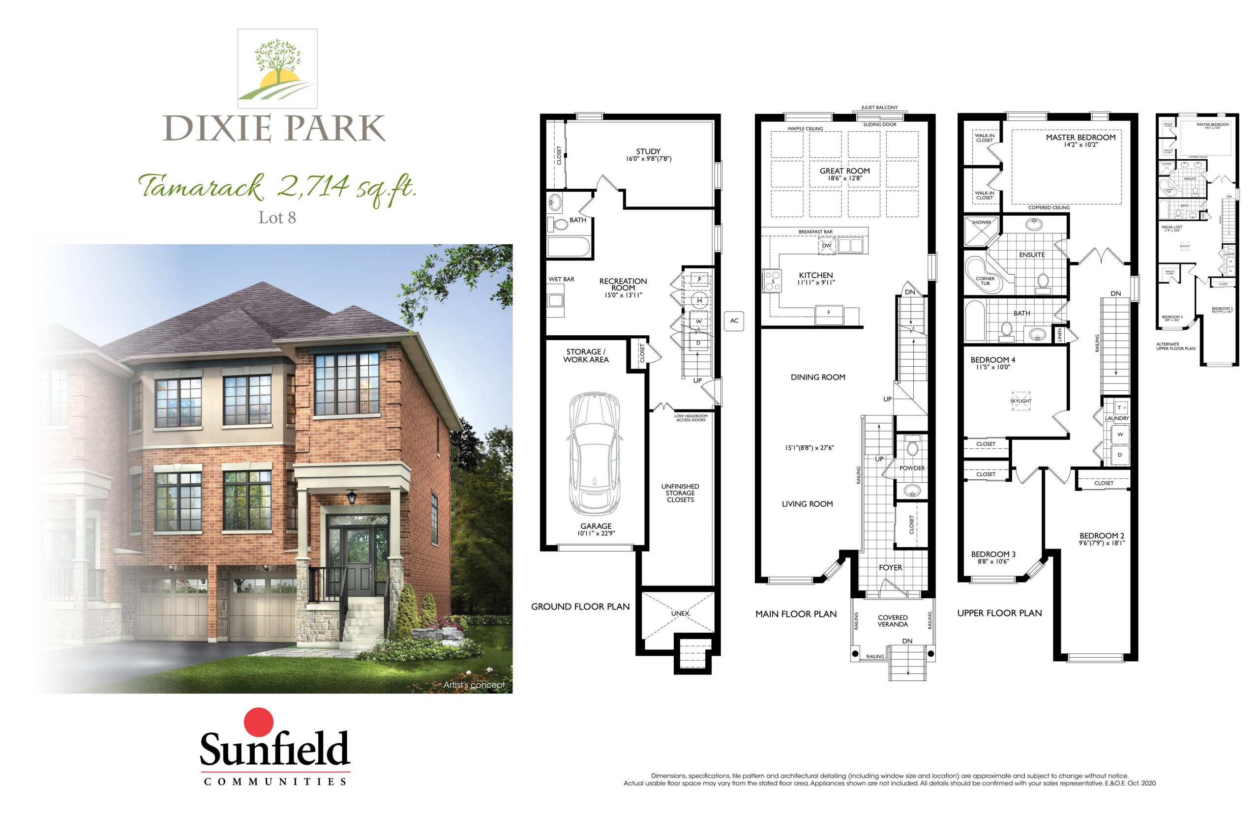 Tamarack floor plan