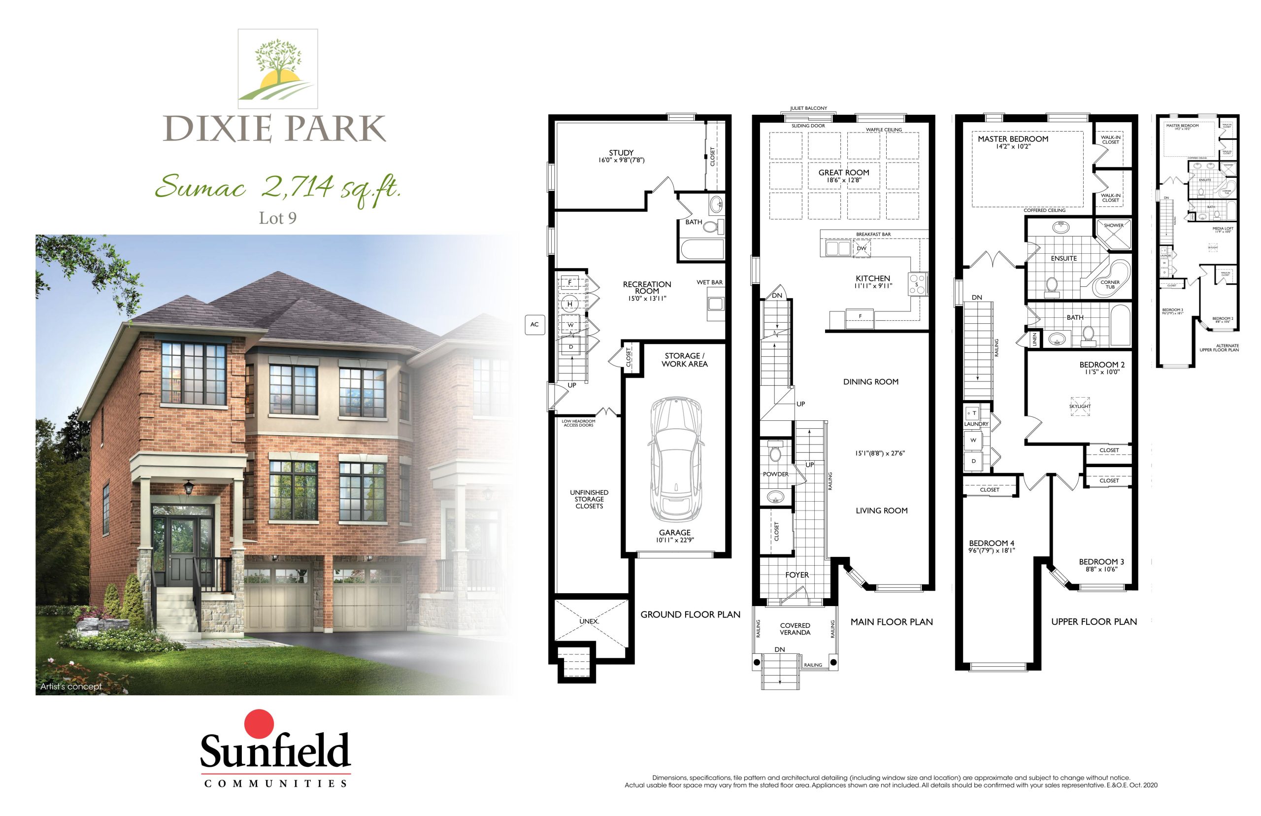 Sumac floor plan