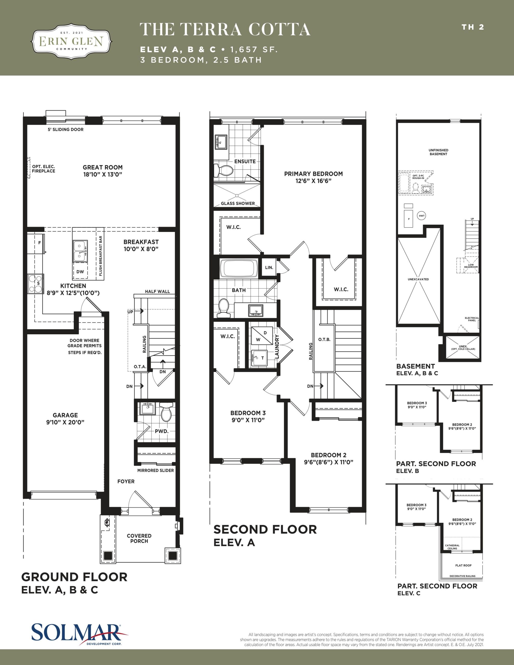 The Terra Cotta floor plan