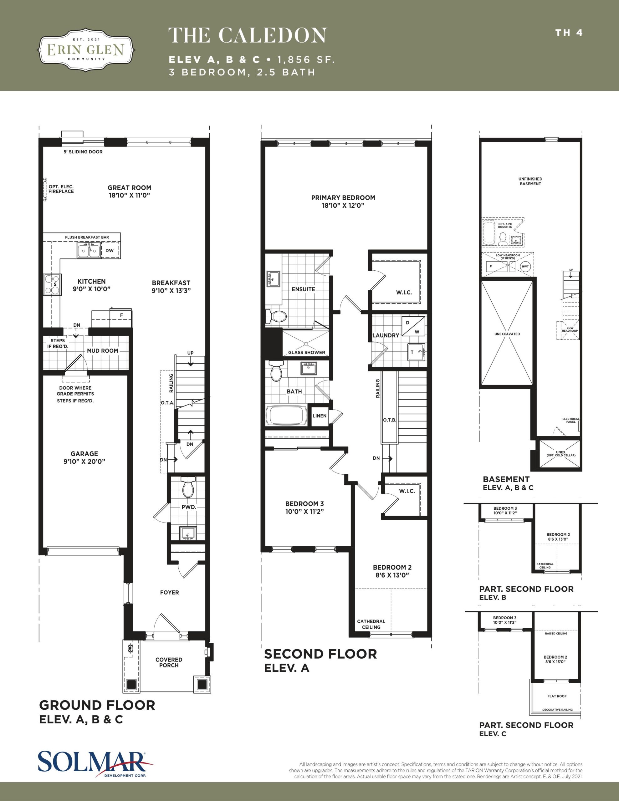 The Caledon floor plan