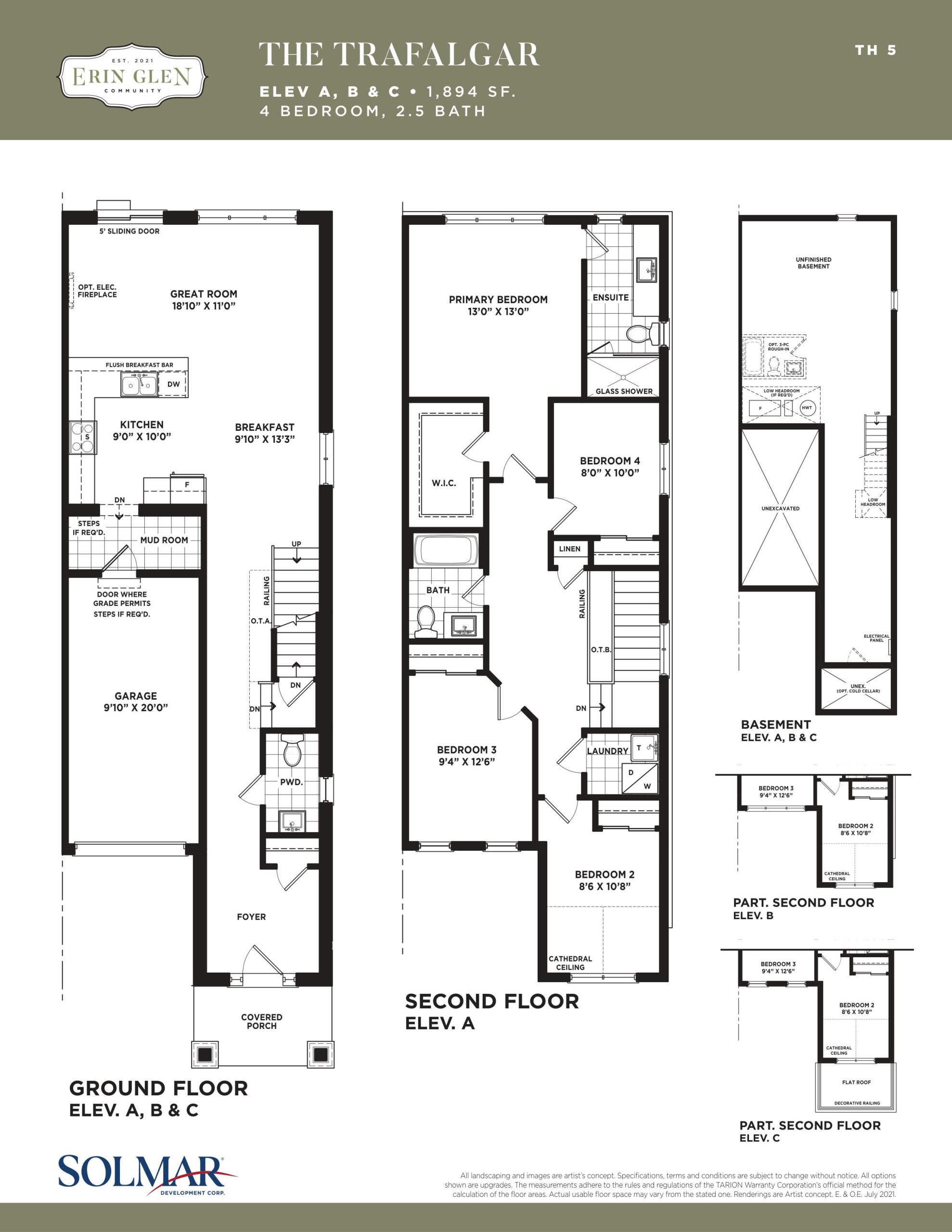 The Trafalgar floor plan