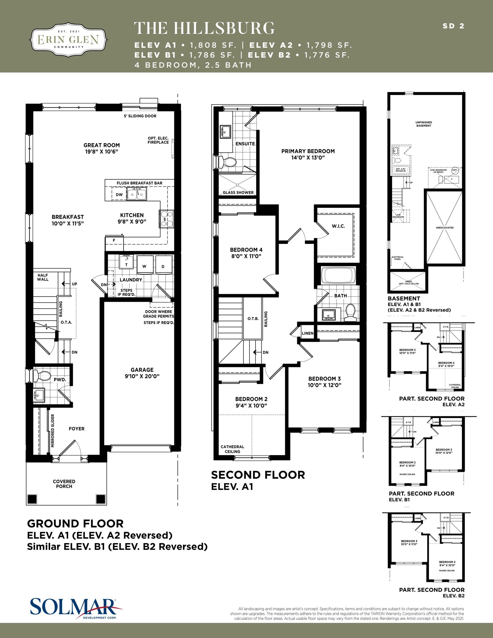 The Hillsburg floor plan