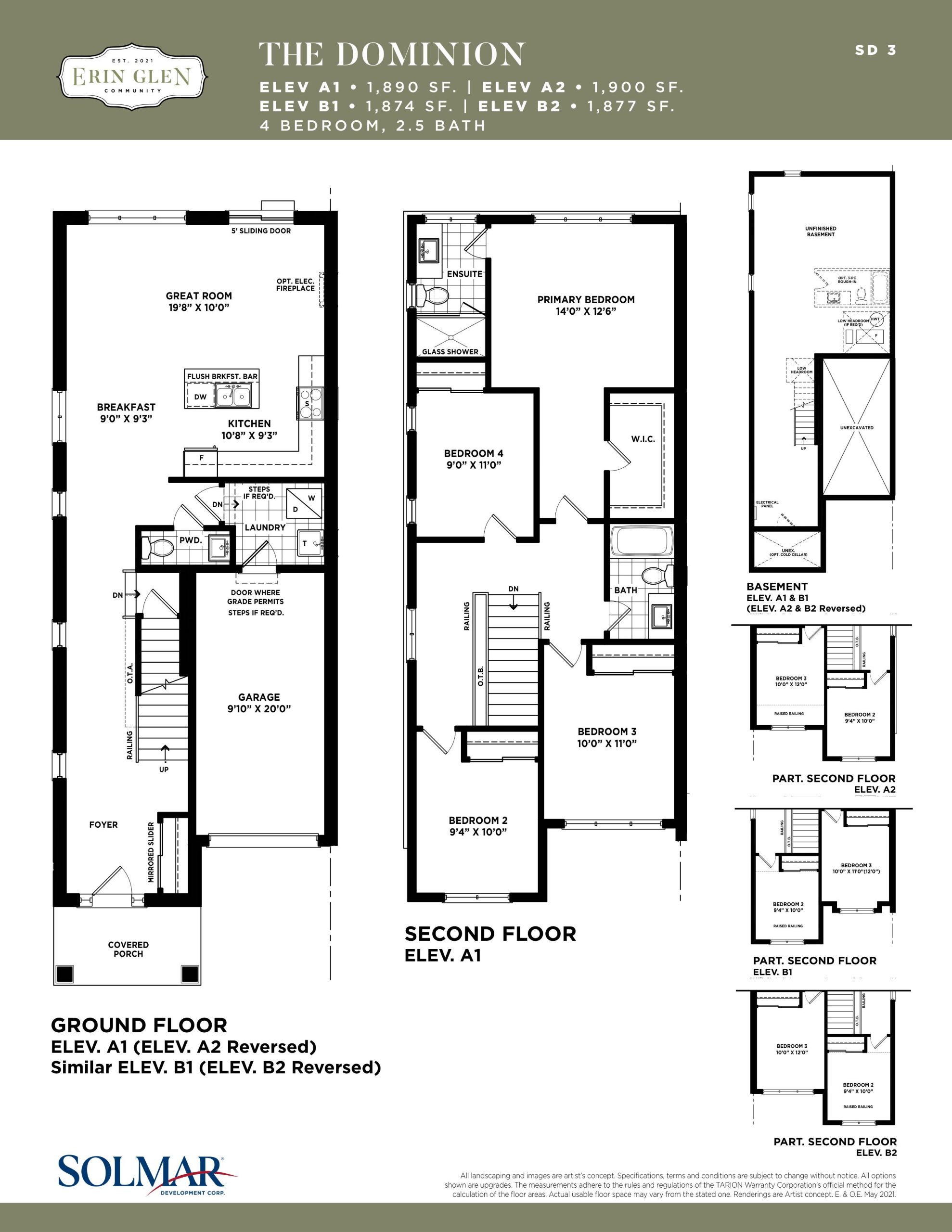 The Dominion floor plan