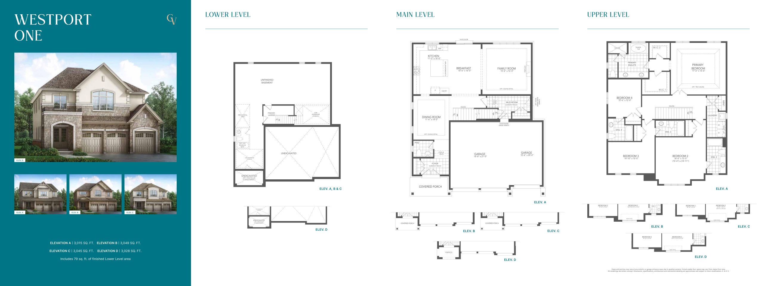 Westport One floor plan