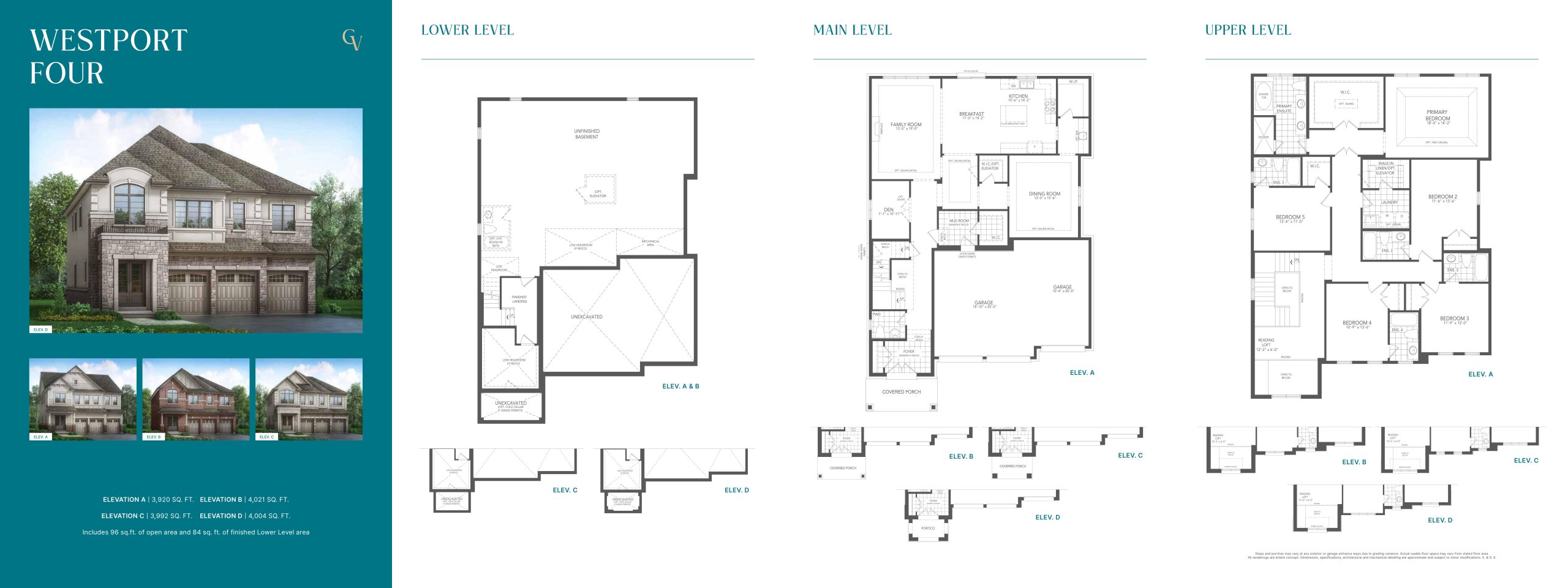 Westport Four floor plan