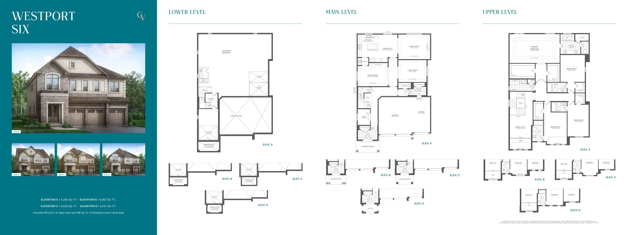 Westport Six floor plan
