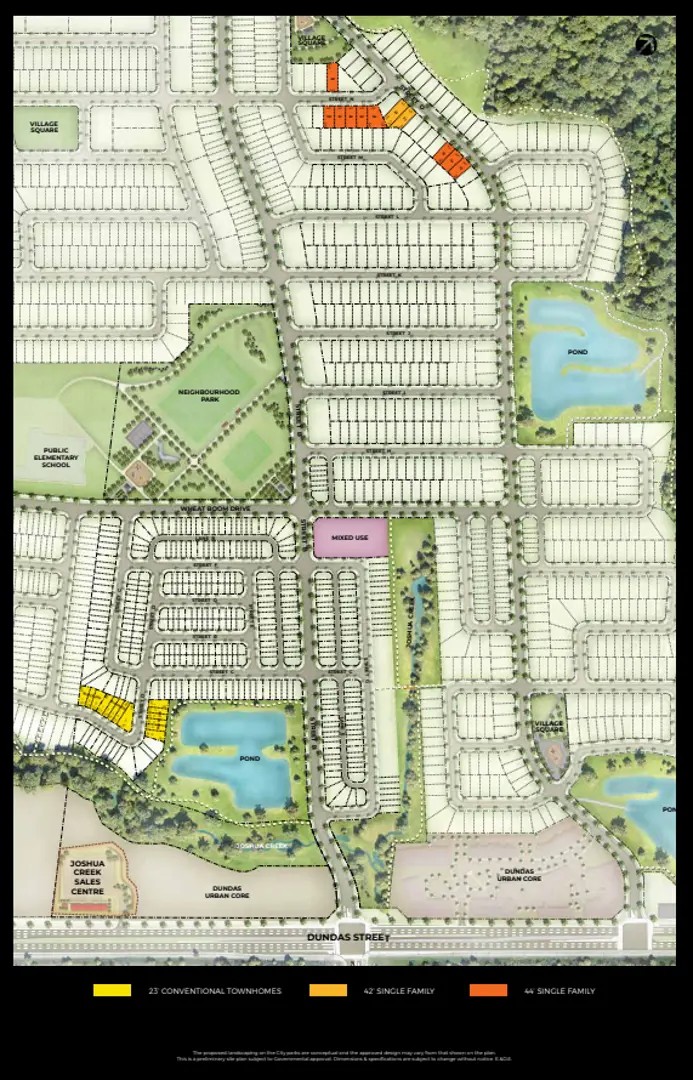 Joshua Creek Montage – Single Family in Oakville — rendering 18