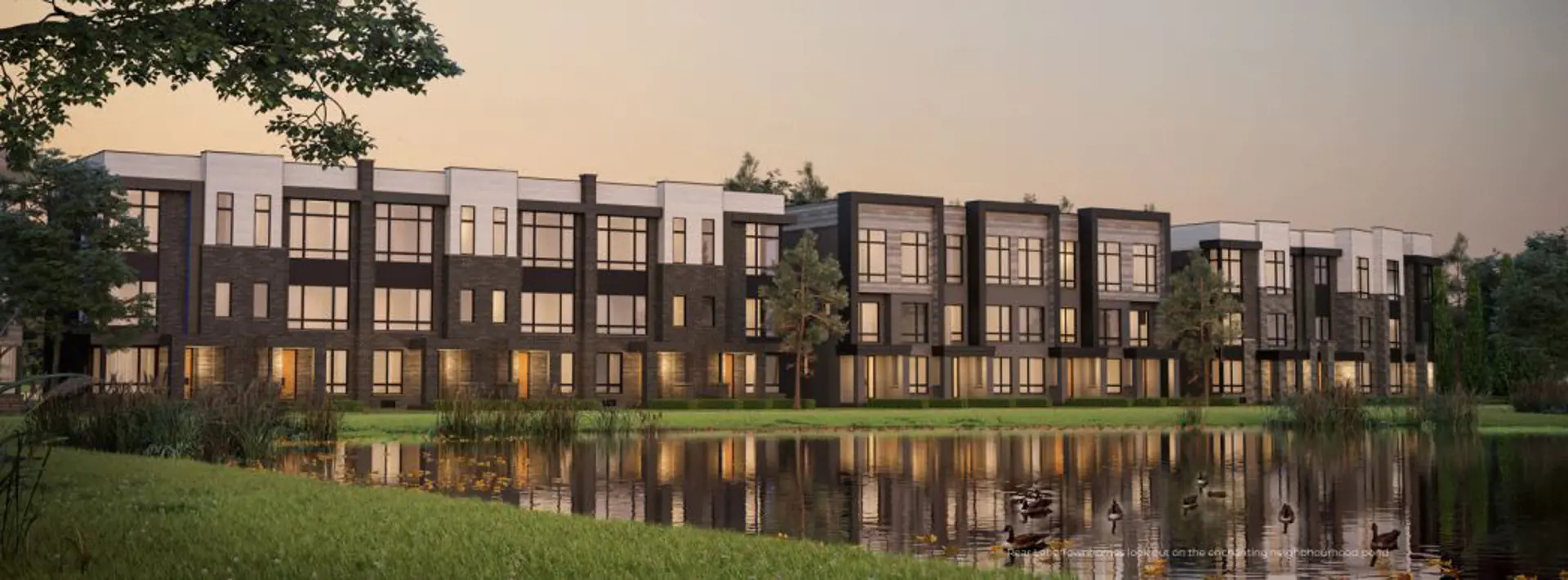 Joshua Creek Montage – Townhomes in Oakville — rendering 12