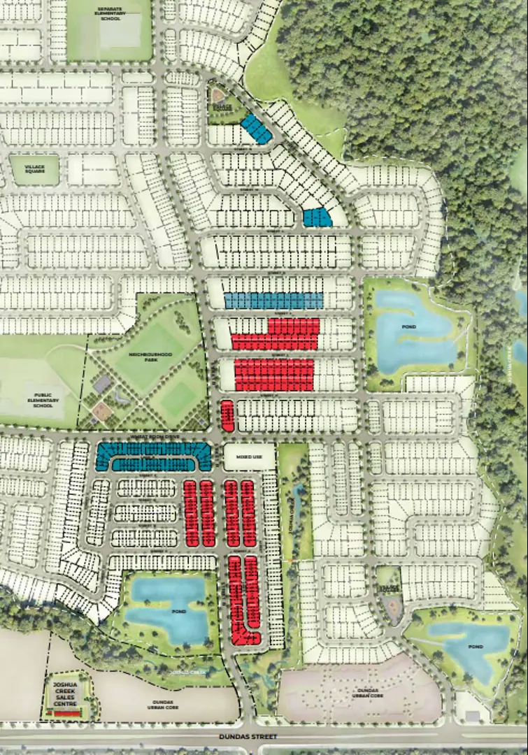 Joshua Creek Montage – Townhomes in Oakville — rendering 14