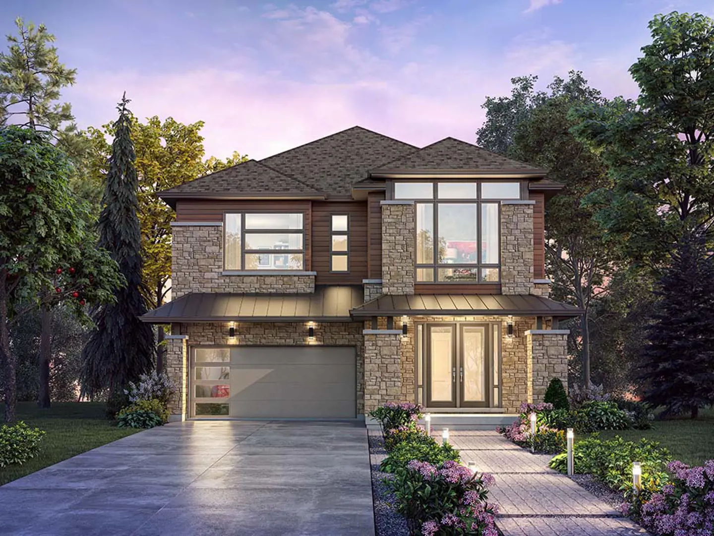Joshua Creek Montage – Townhomes in Oakville — rendering 4